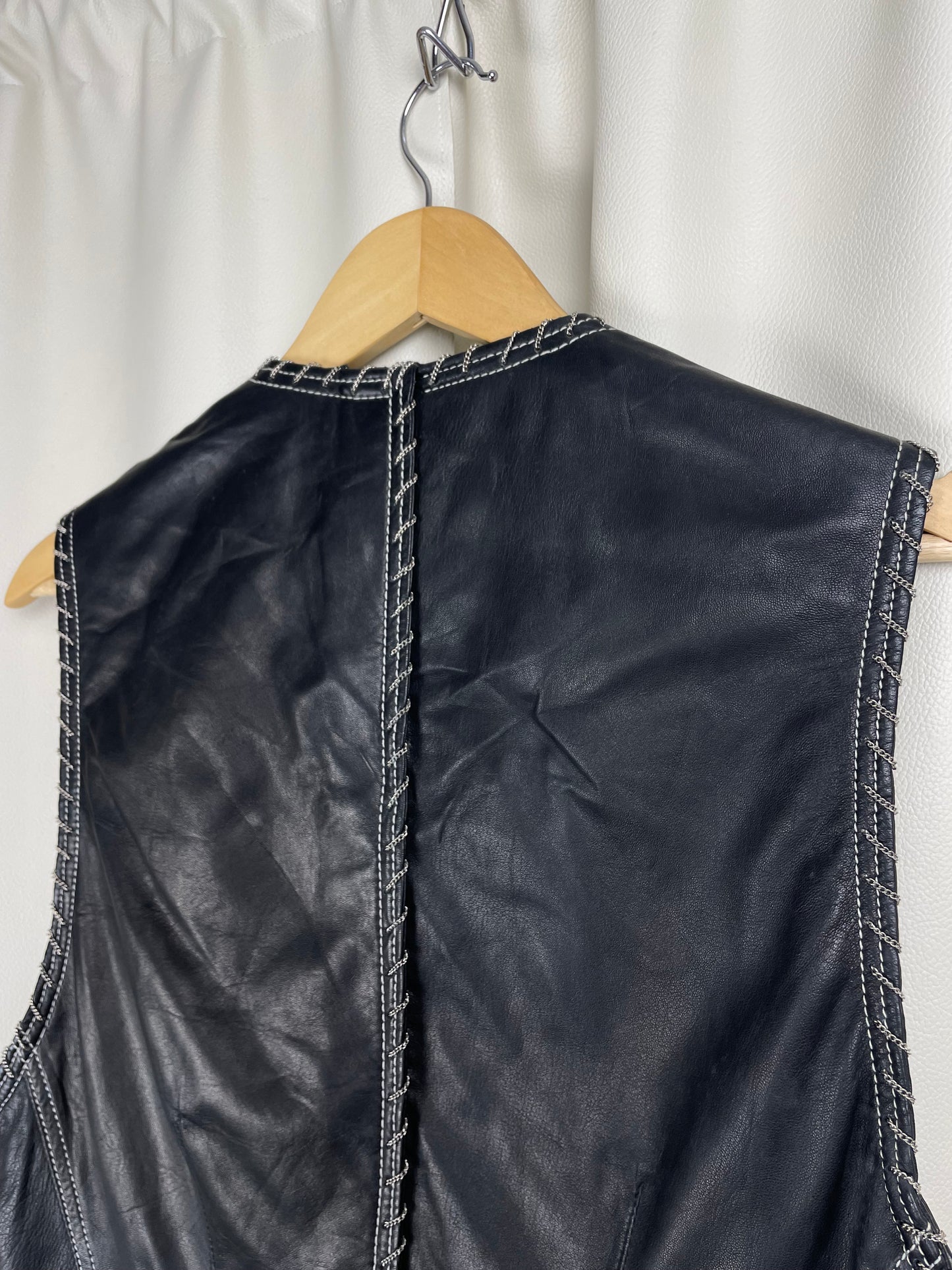 Gianni Versace F/W 1993 Men’s Leather Vest (M)