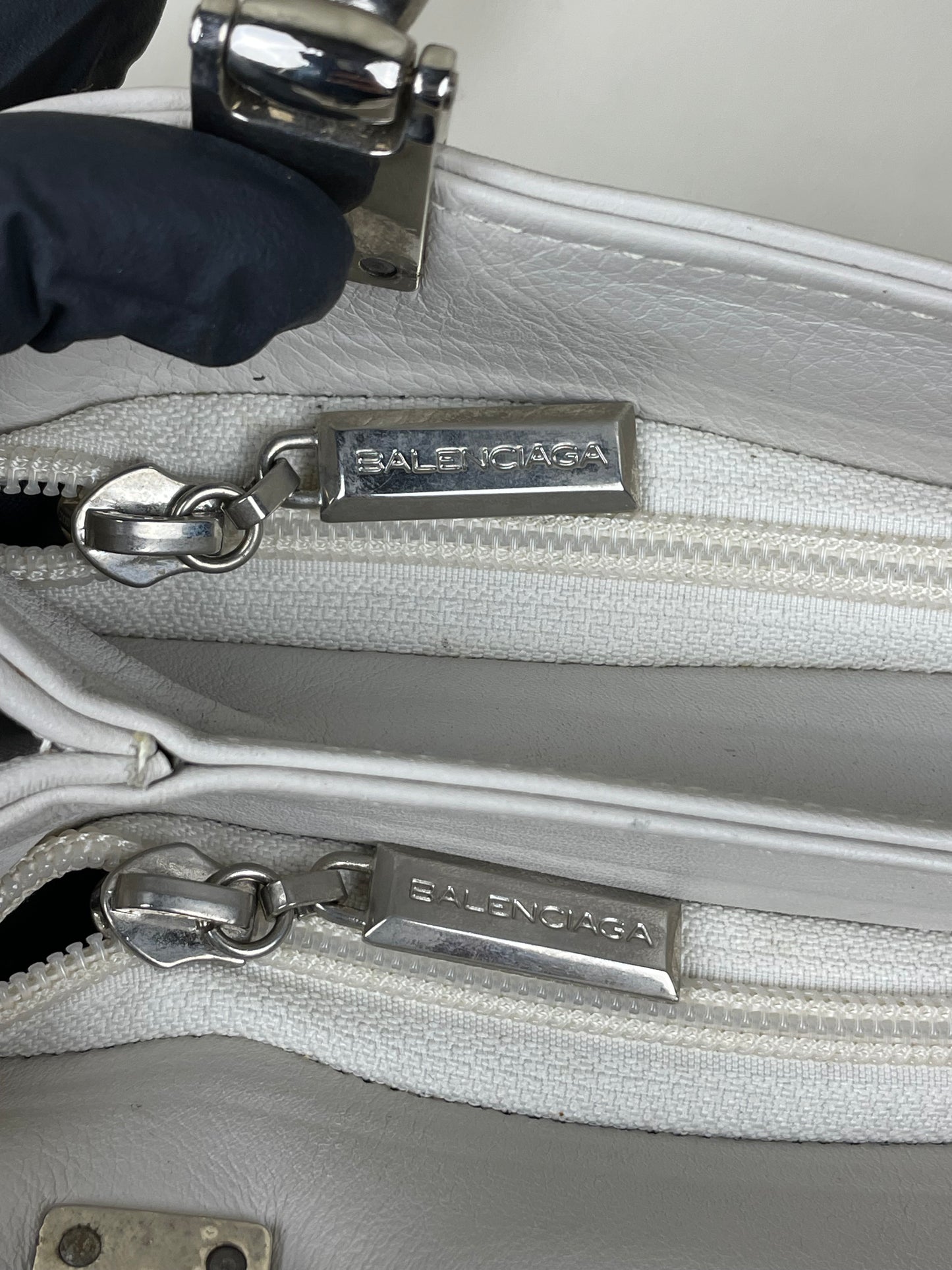 Balenciaga White Bag