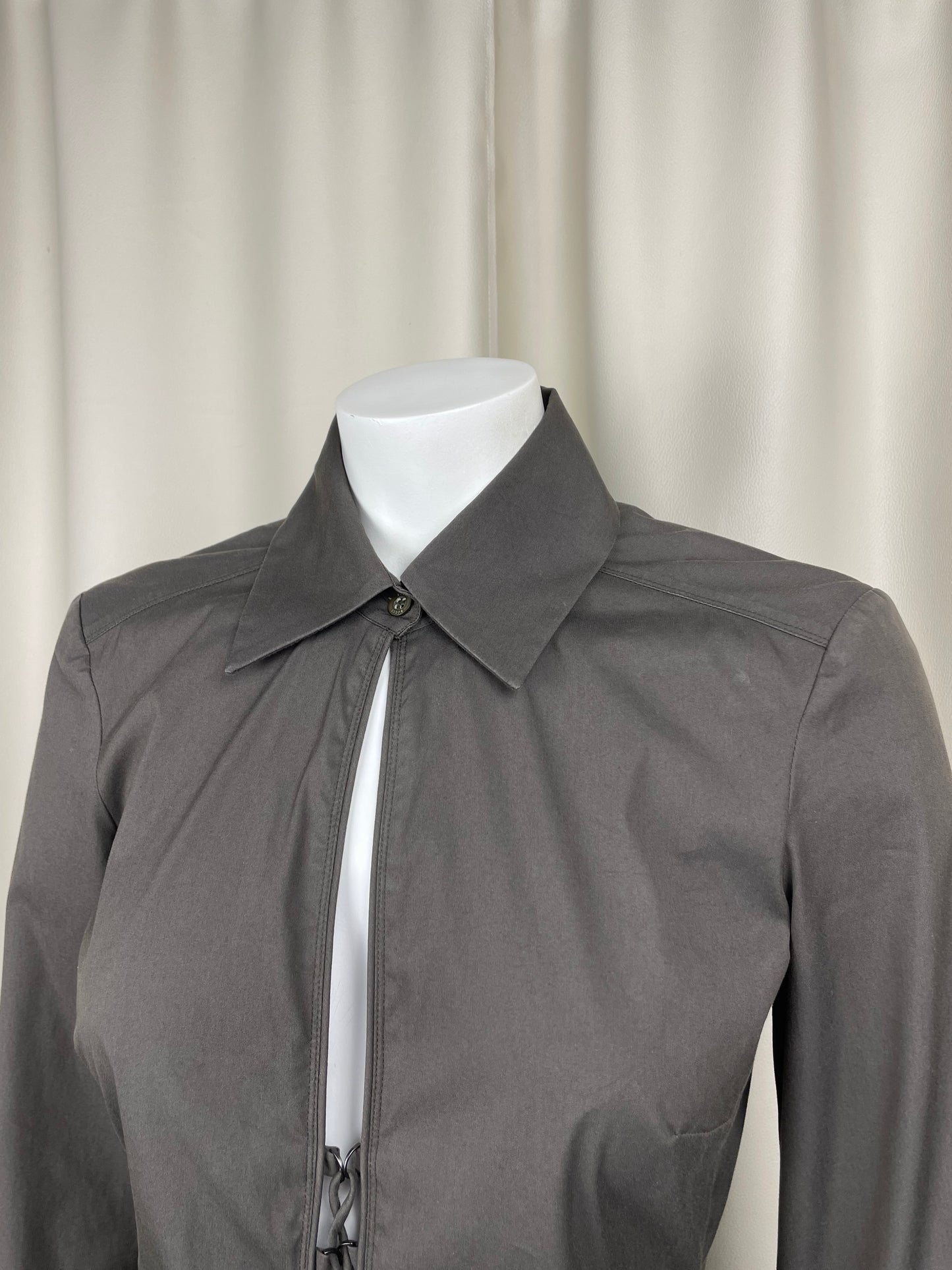 Gucci by Tom Ford S/S 2002 Lace Up Shirt (S)