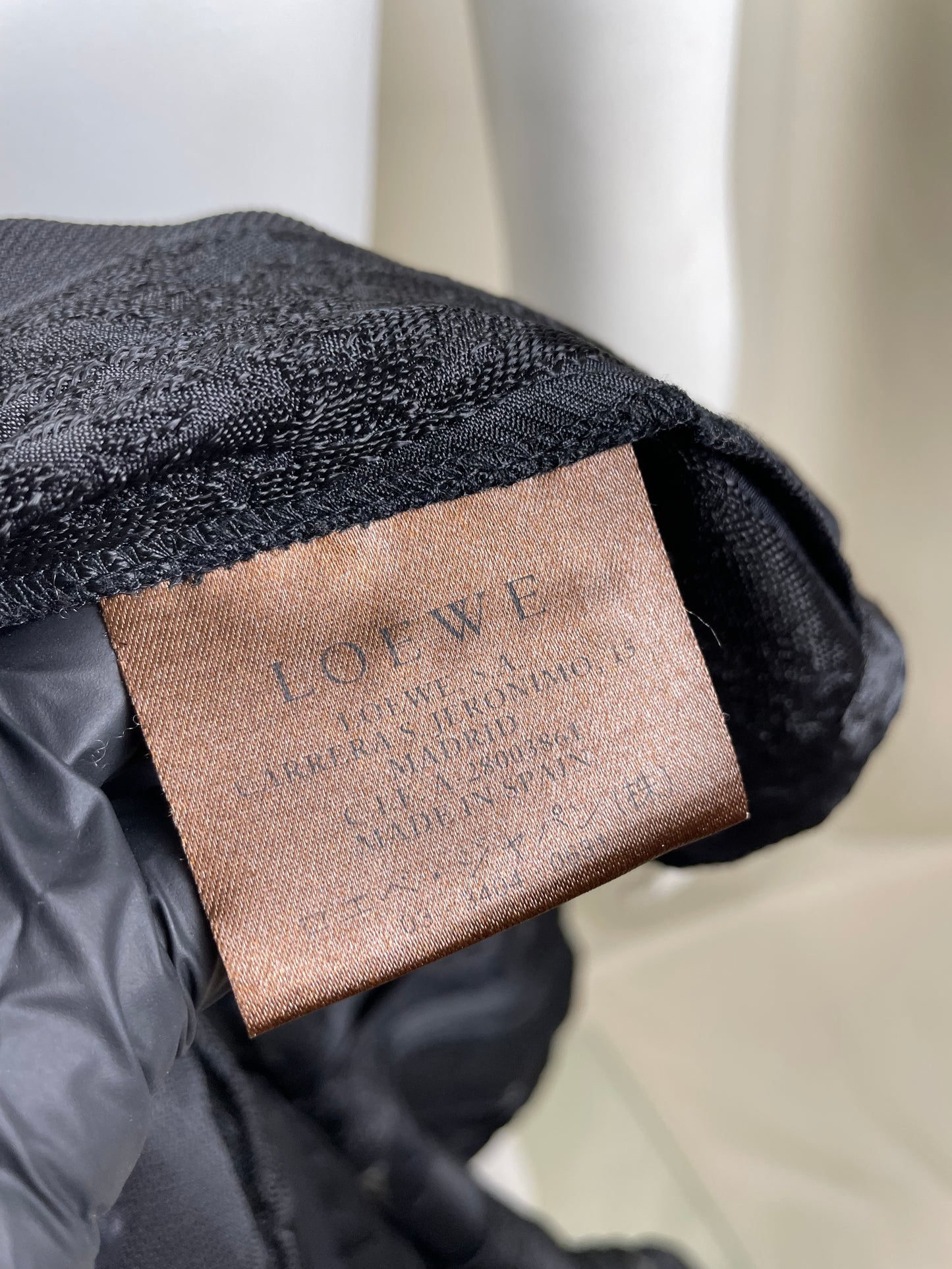 Loewe 2000’s acrylic and silk see-through shirt (S)