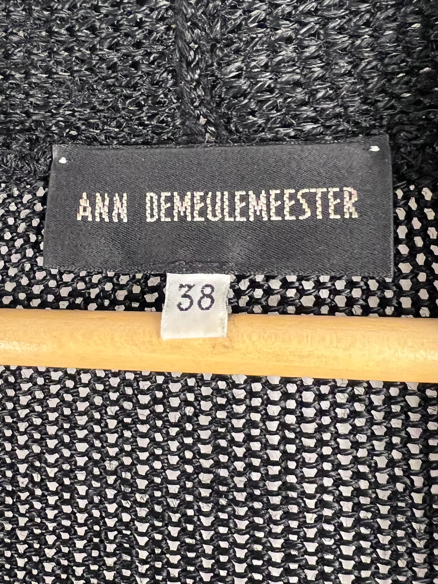 Ann Demeulemeester synthetic knit jumper (M)