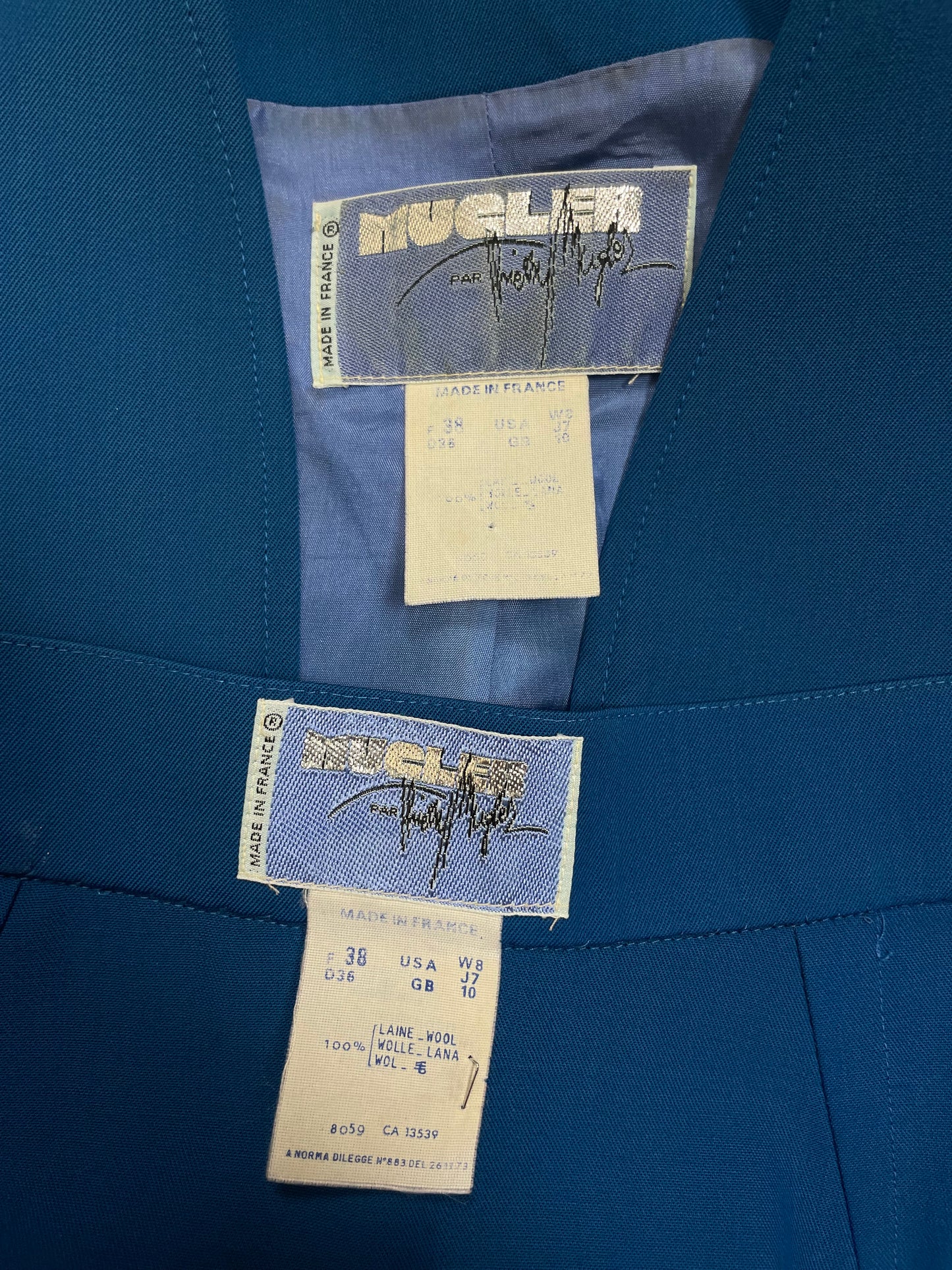 Thierry Mugler 1990’s Blue Space Suit (M)