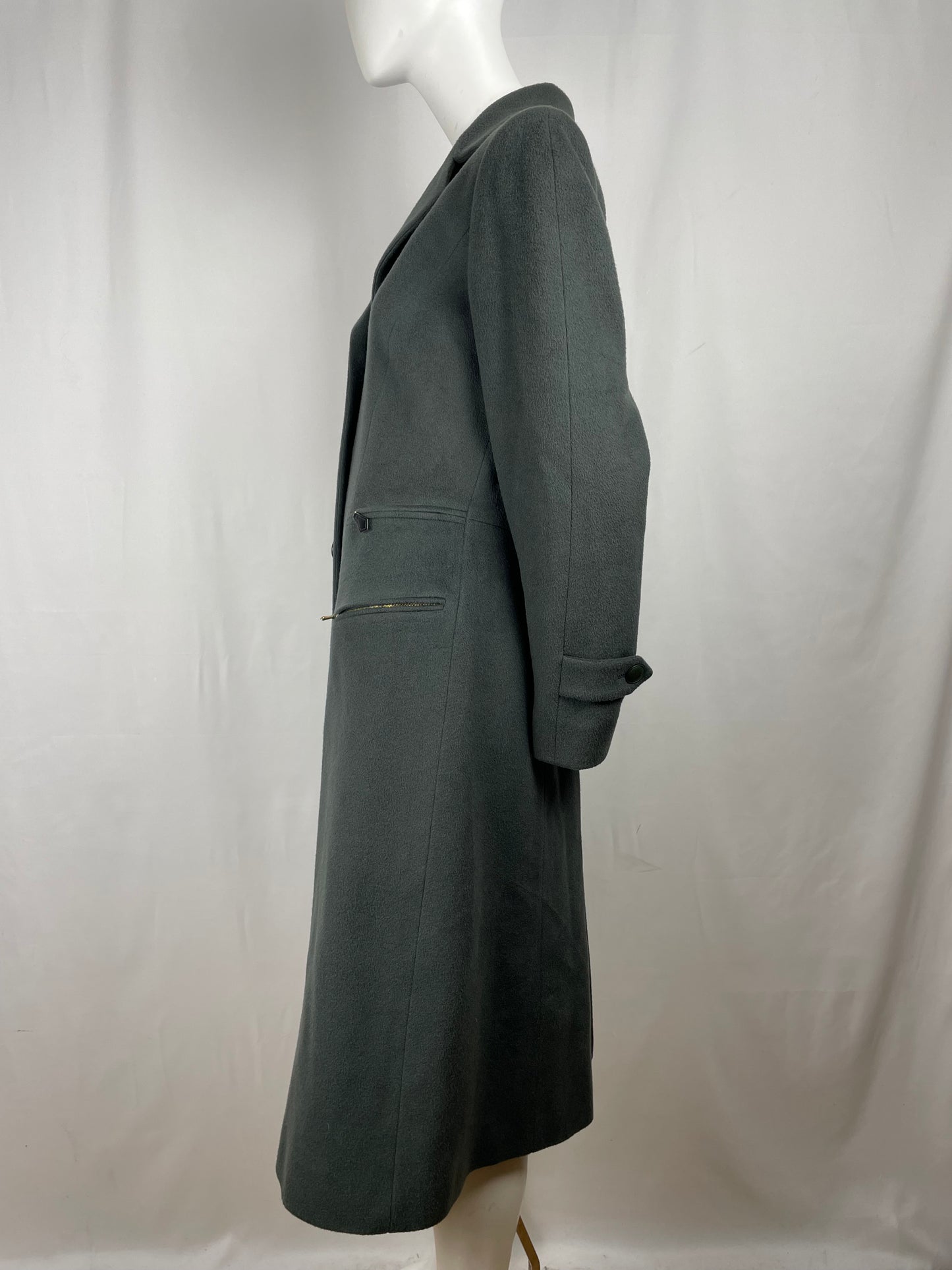 Hermès 1990’s Cashmere & Wool Coat (36FR)