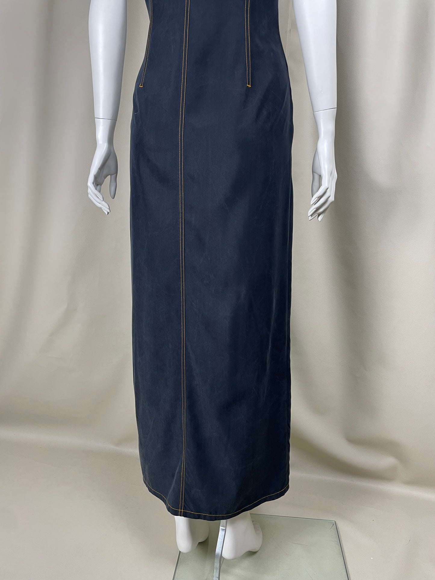 Jean Paul Gaultier Qipao Maxi Dress (M)