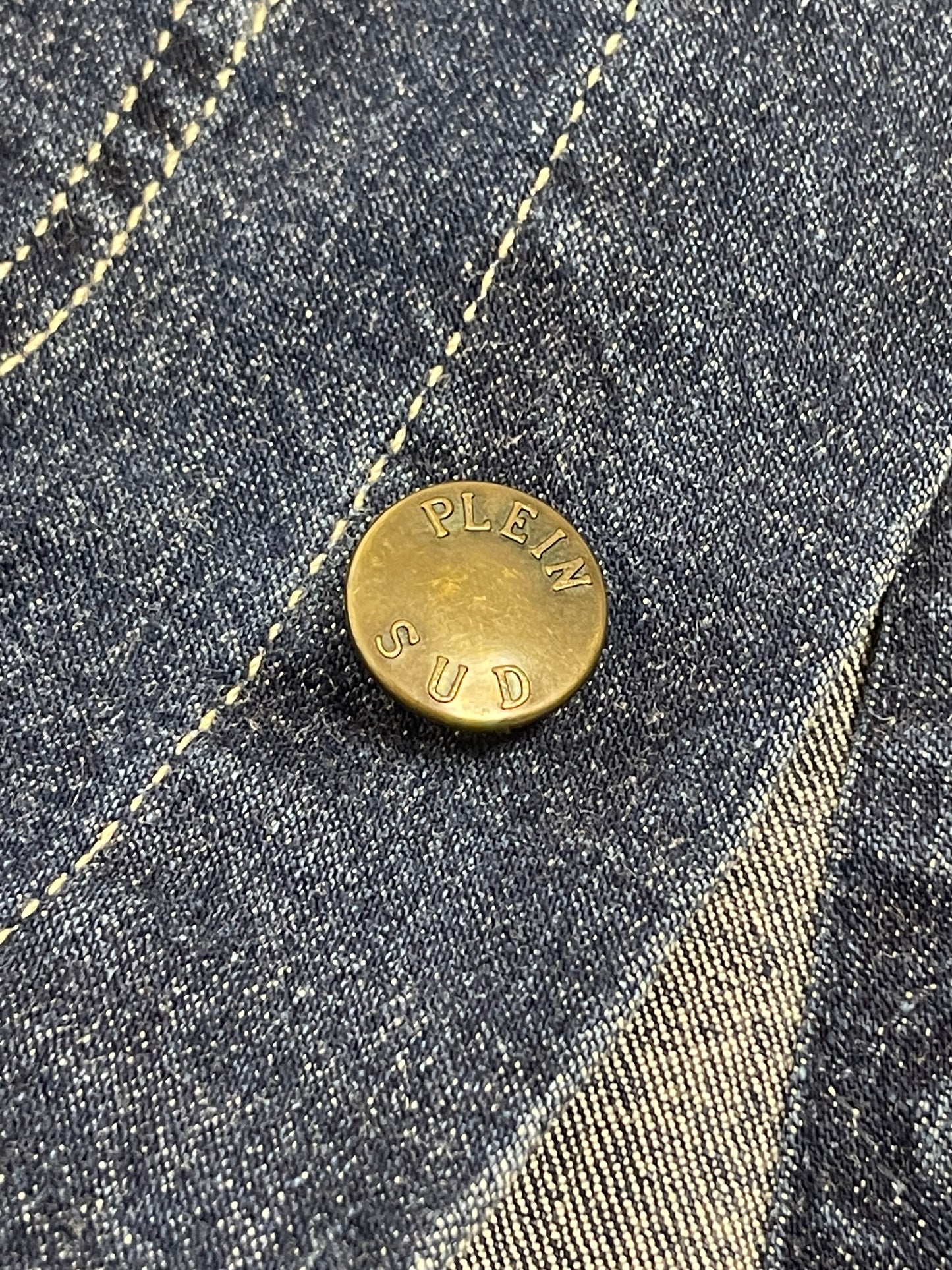 Plein Sud F/W 2000 Elastic jean jacket