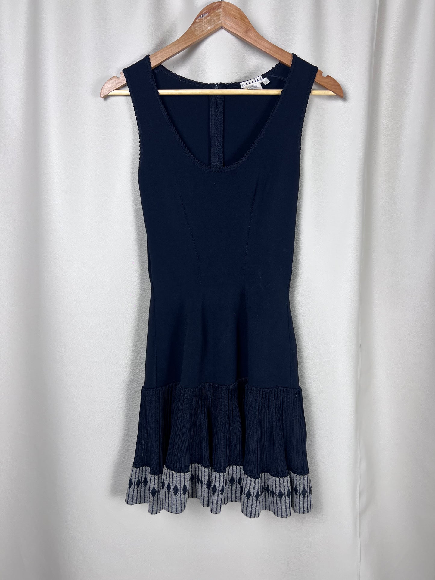 Alaïa S/S 1992 heavy sleevless body dress (S)
