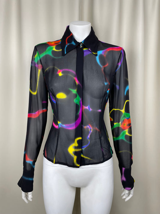 Gianni Versace 90’s Silk Shirt (M)