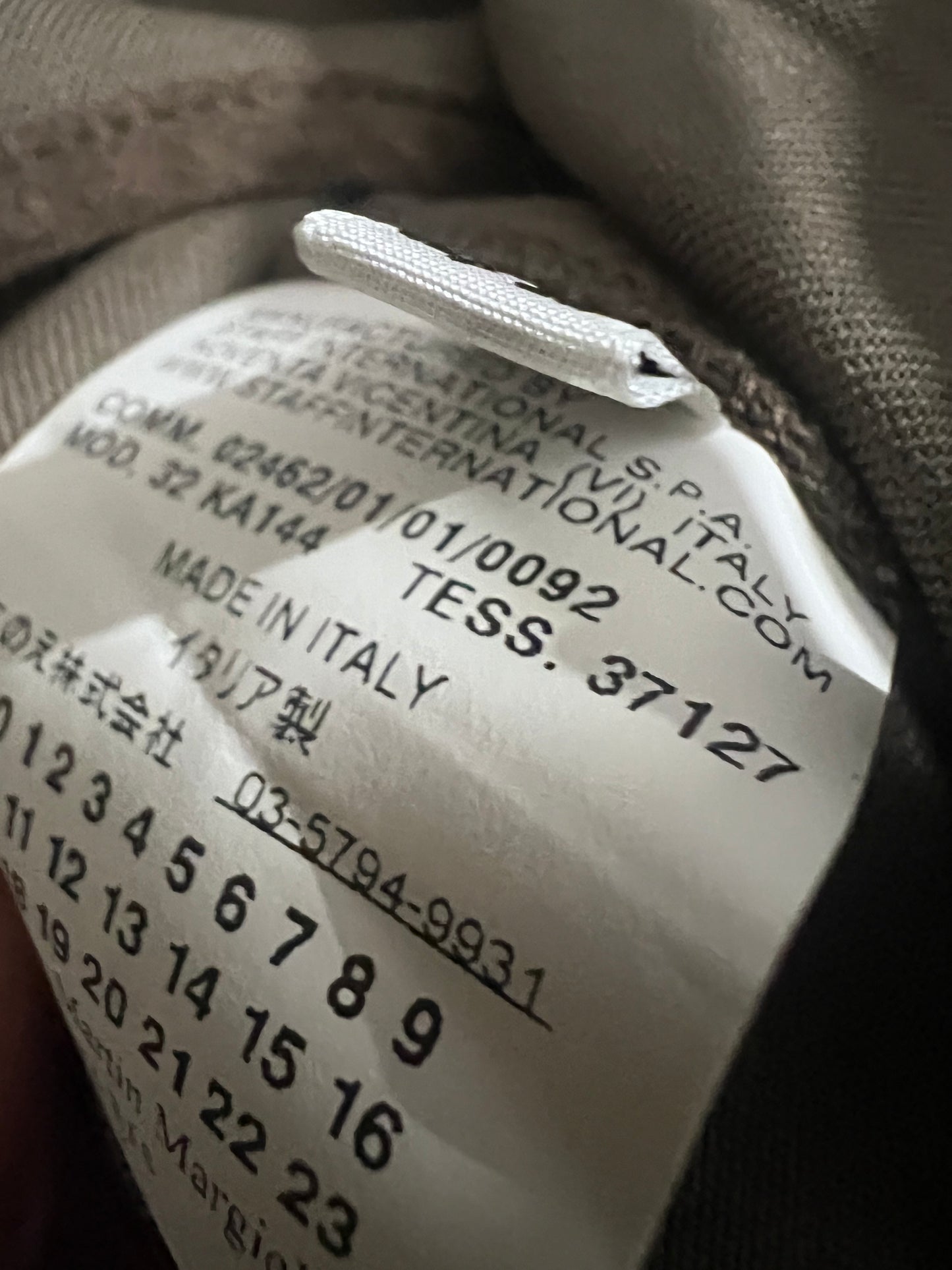 Maison Margiela A/W 2009 military belt pants (M)