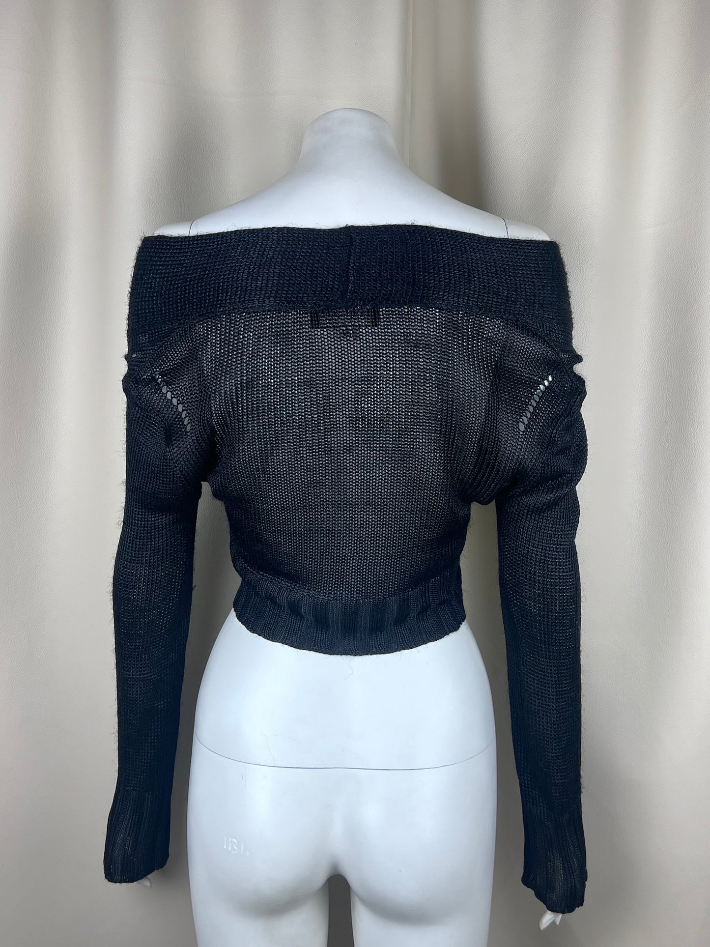 Ann Demeulemeester synthetic knit jumper (M)