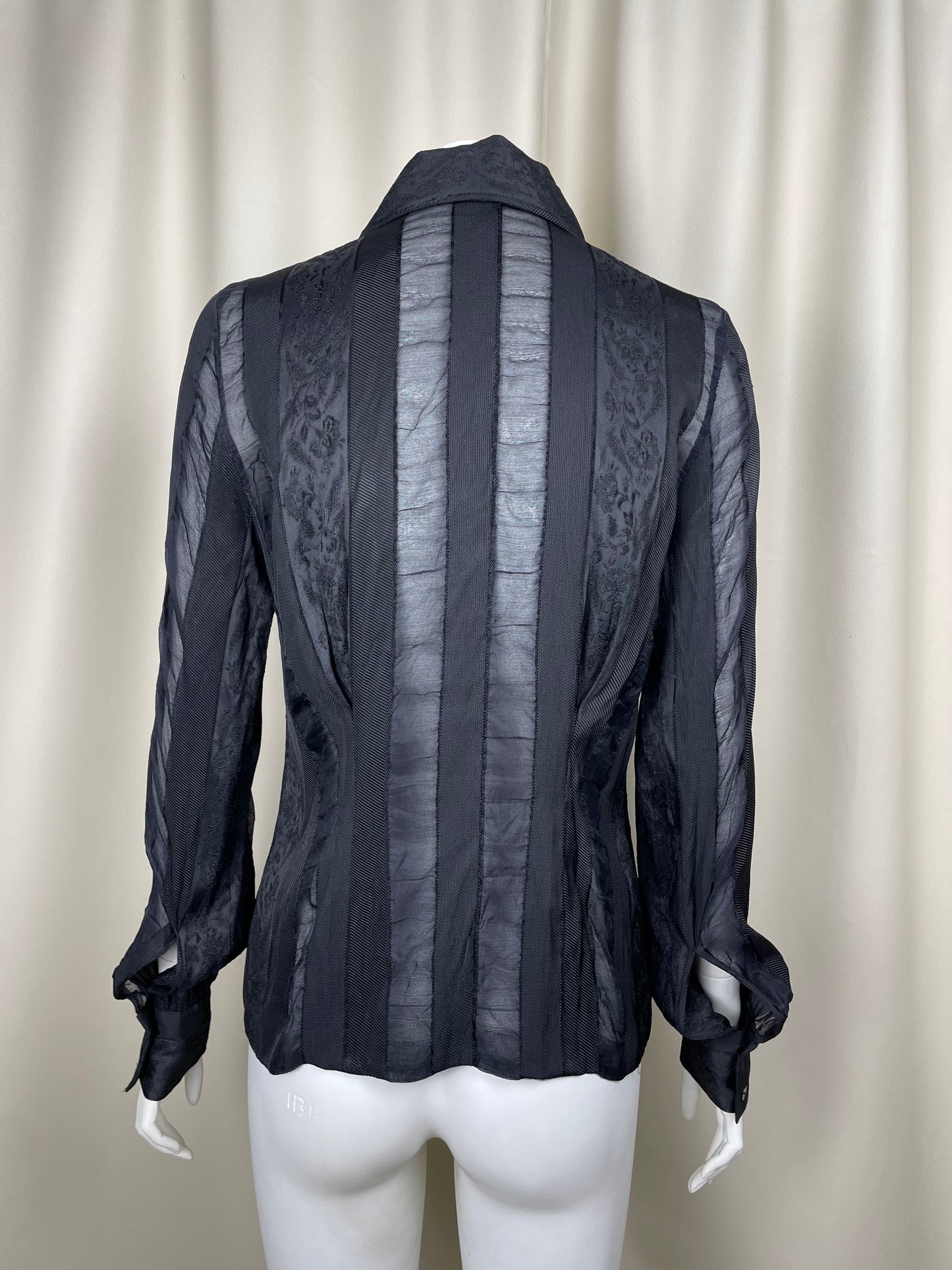 Loewe 2000’s acrylic and silk see-through shirt (S)