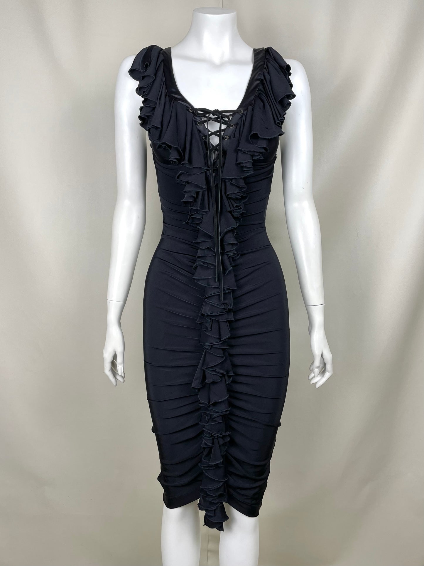 Roberto Cavalli Ruffled Dress (S)