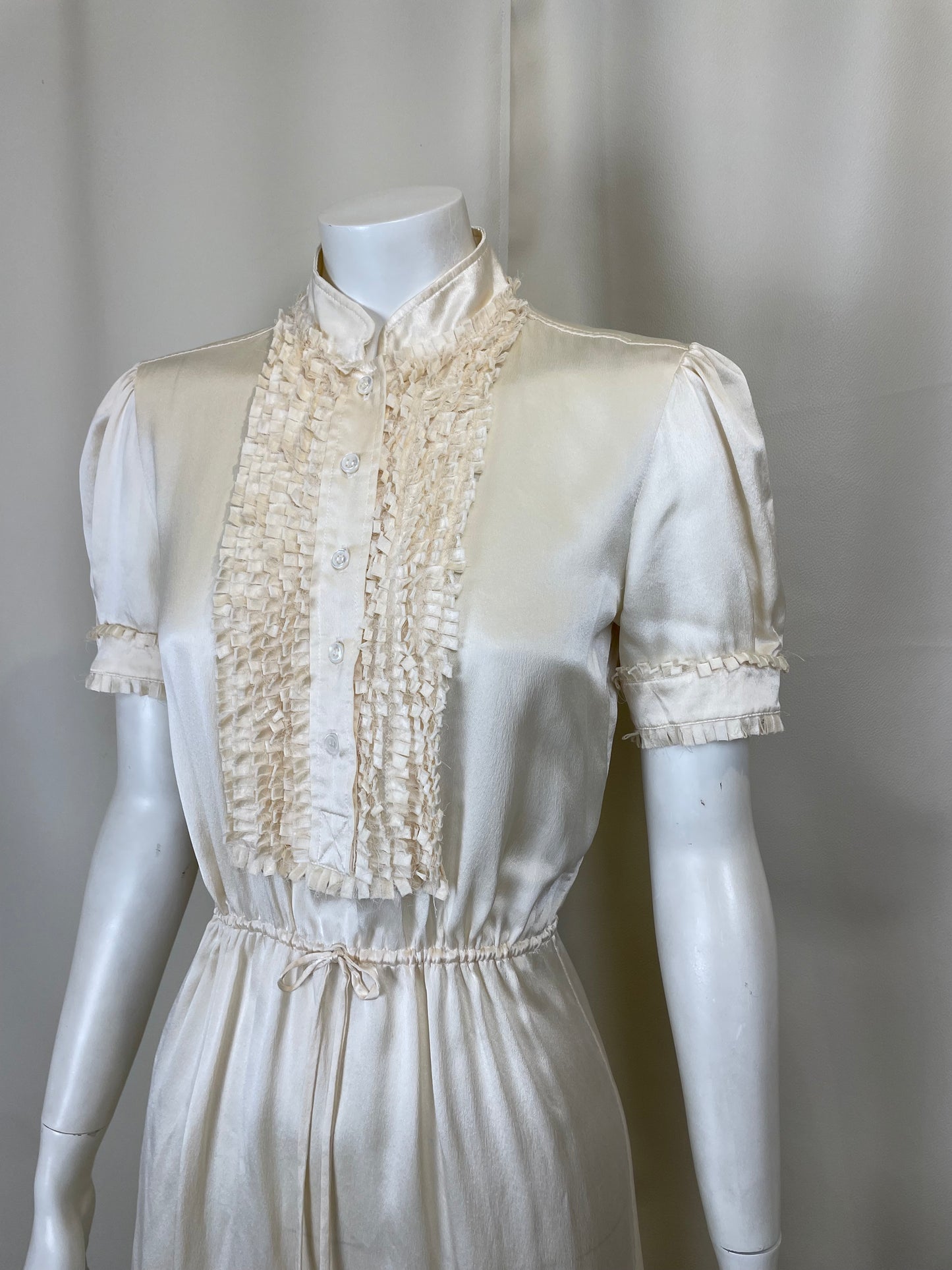 Saint Laurent Silk Mini Dress (S)