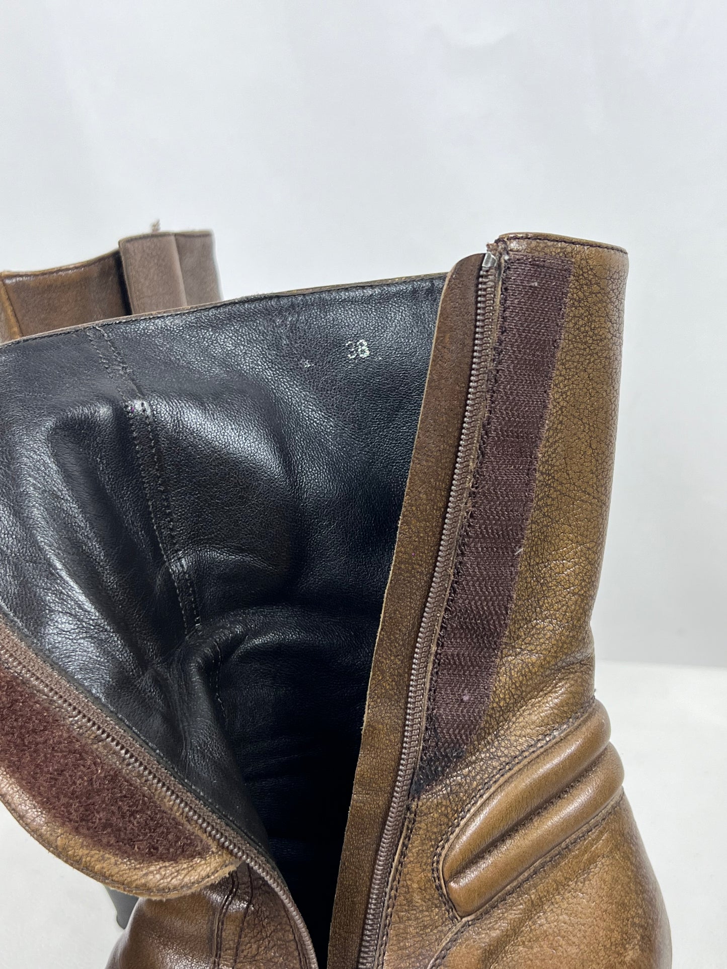 Miu Miu F/W 1999 cowboy moto boots (38)