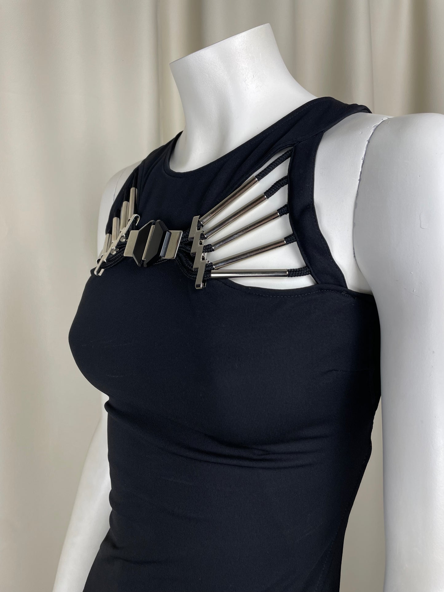 Gucci S/S 2010 Metal Neckline Dress (S)