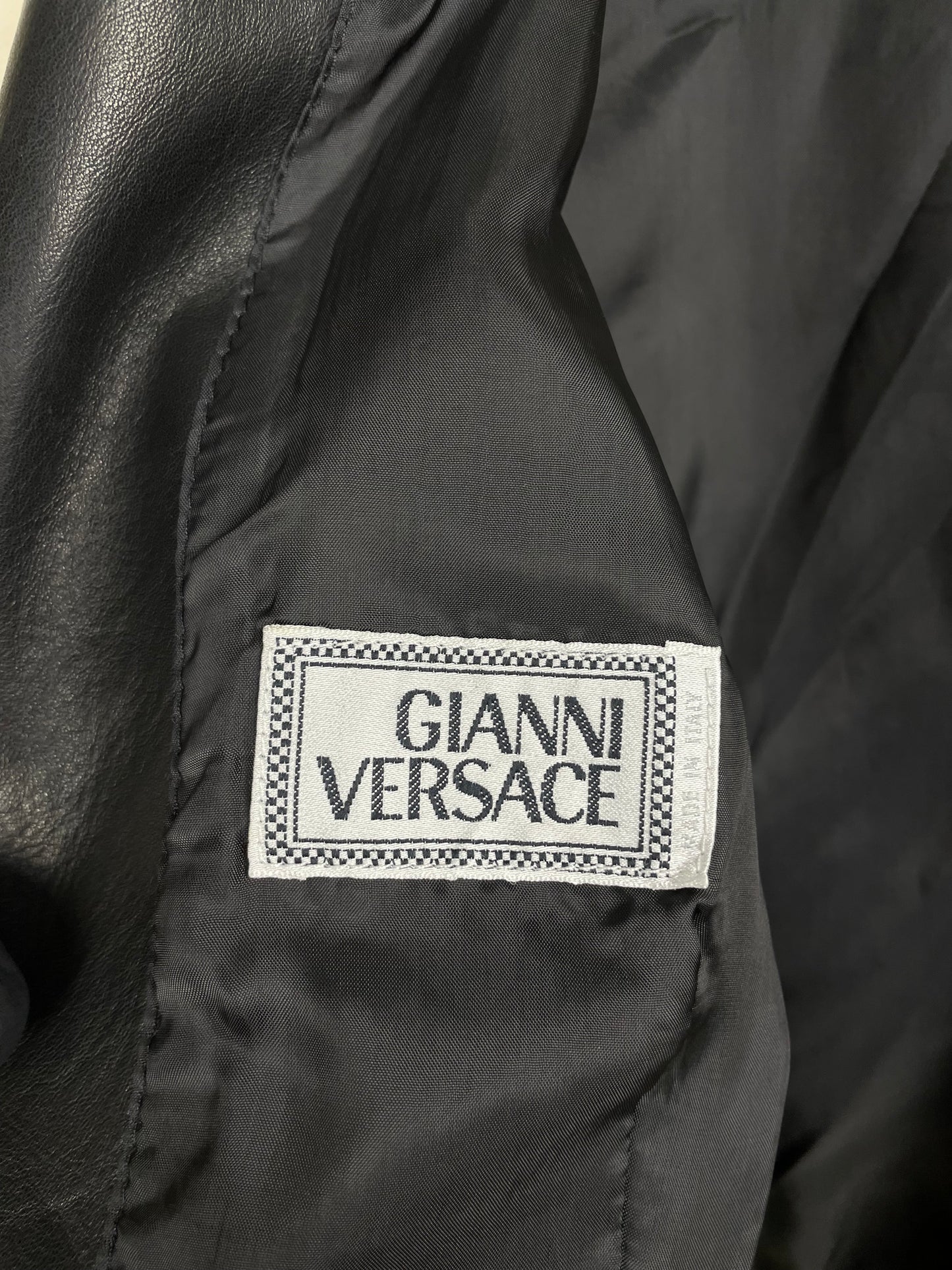 Gianni Versace F/W 1993 Men’s Leather Vest (M)