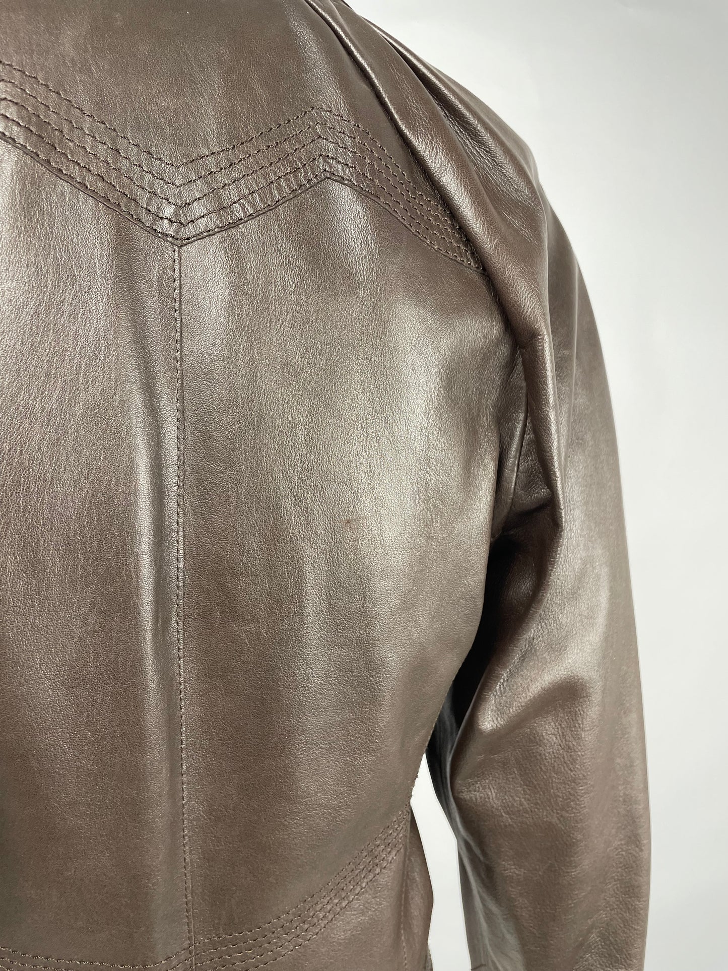 Dior by John Galliano F/W 2002 leather jacket.