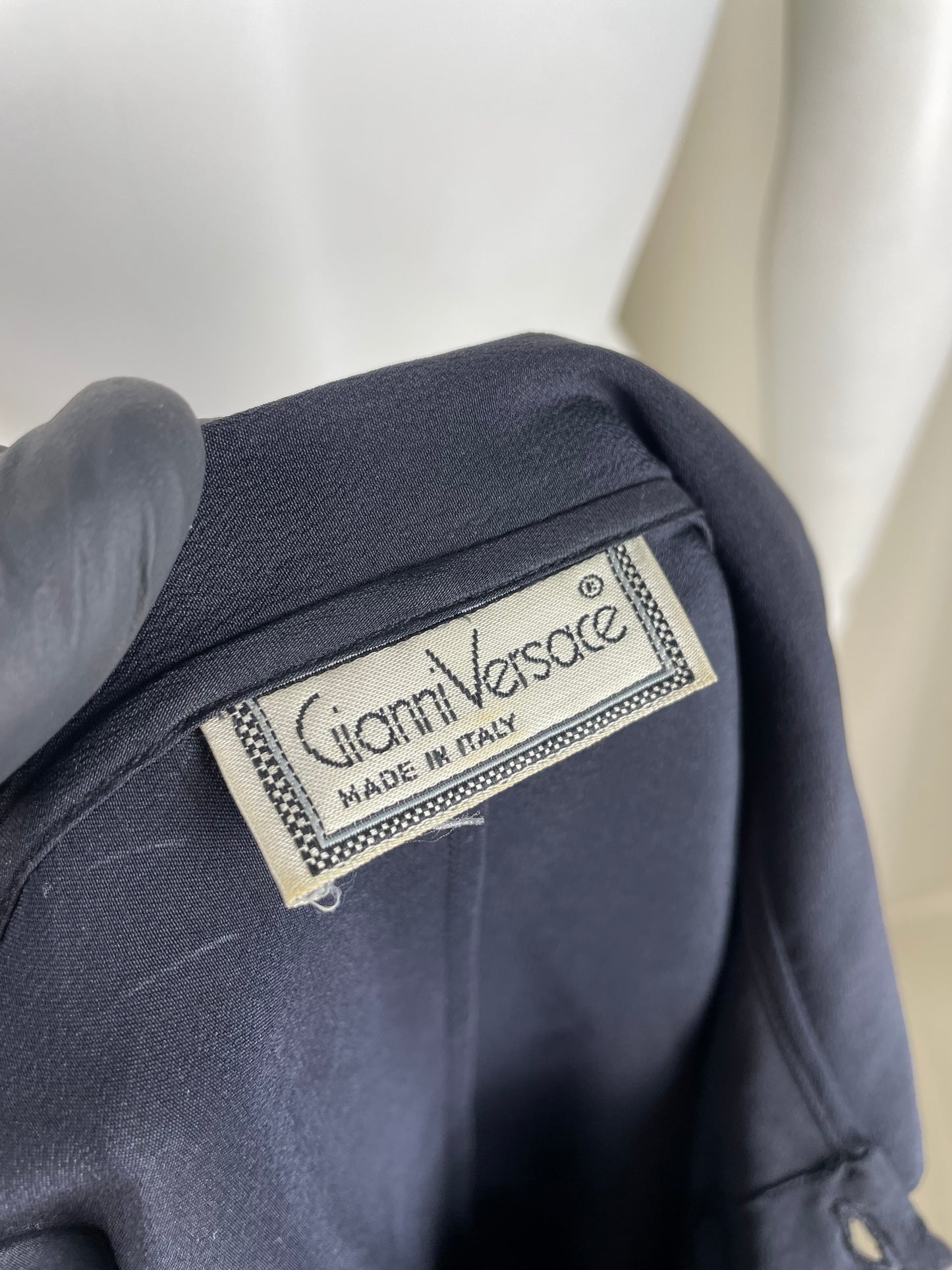 Gianni Versace 90’s Pleated Shirt (L)