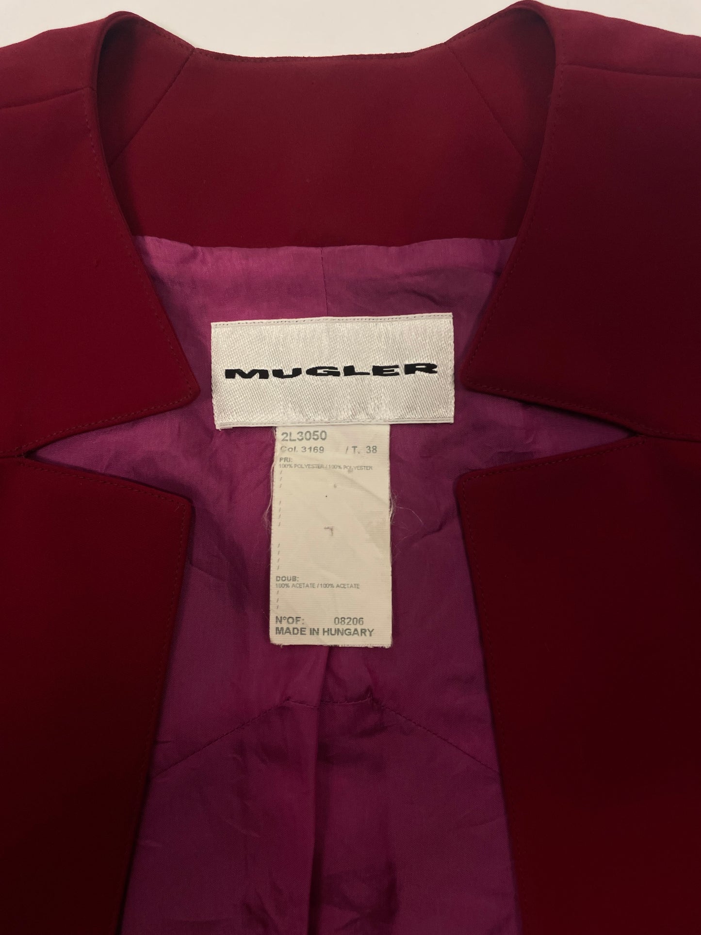 Thierry Mugler 2000’s Red Power Jacket