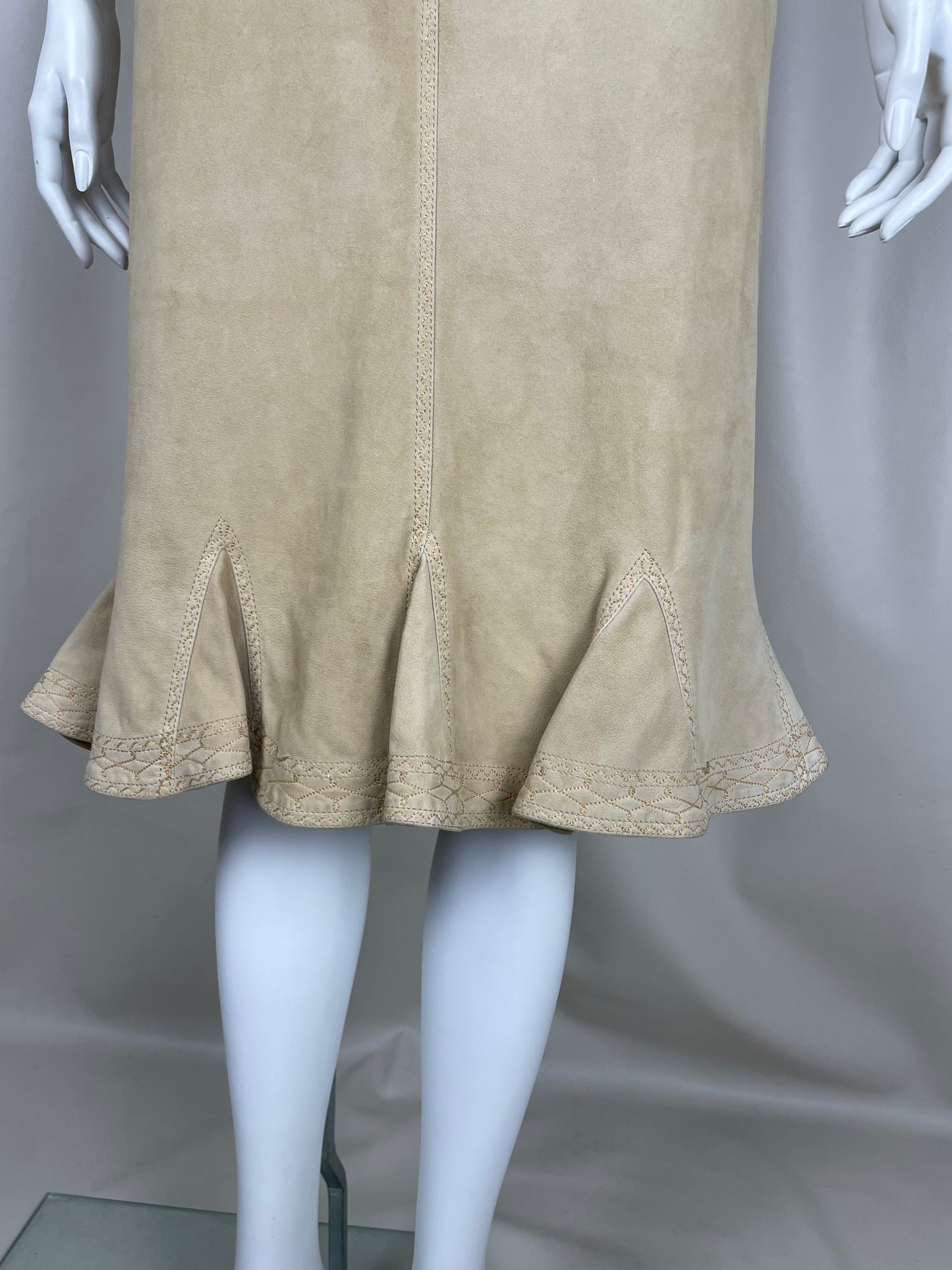 Dior by Galliano S/S 2005 Swede Skirt (L)