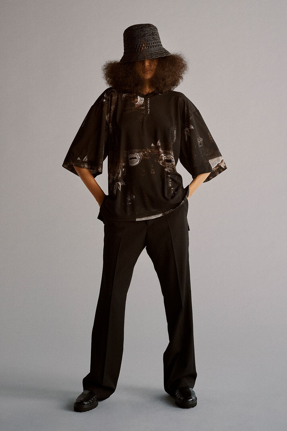 Yohji Yamamoto Y’s by Takeshi Kosaka S/S 2021 Mesh Top (M)