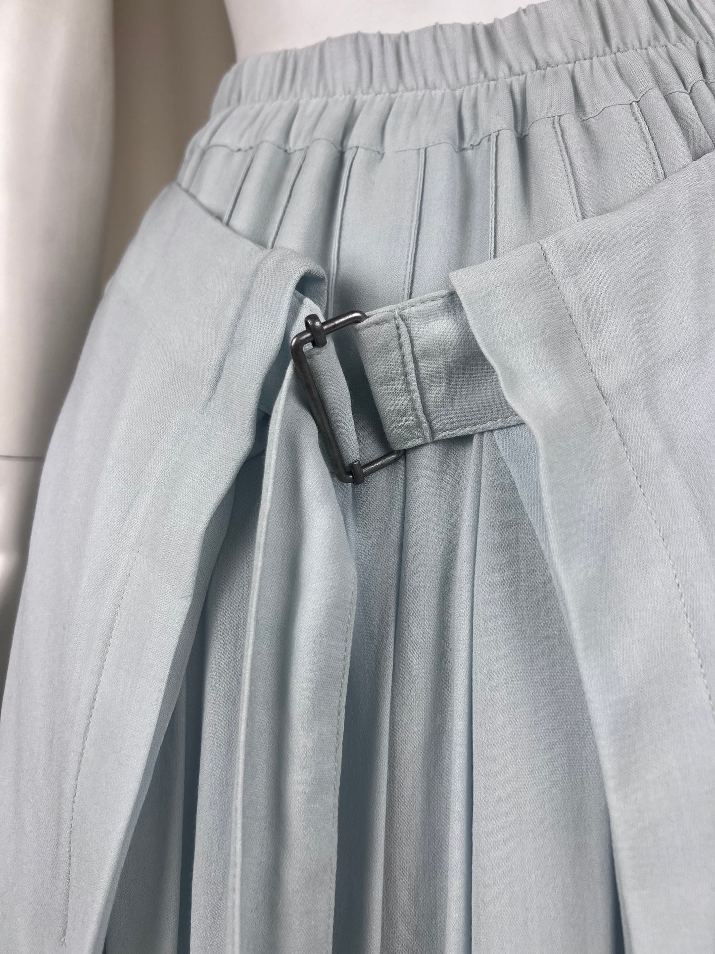 Ann Demeulemeester pleated belt skirt (S)