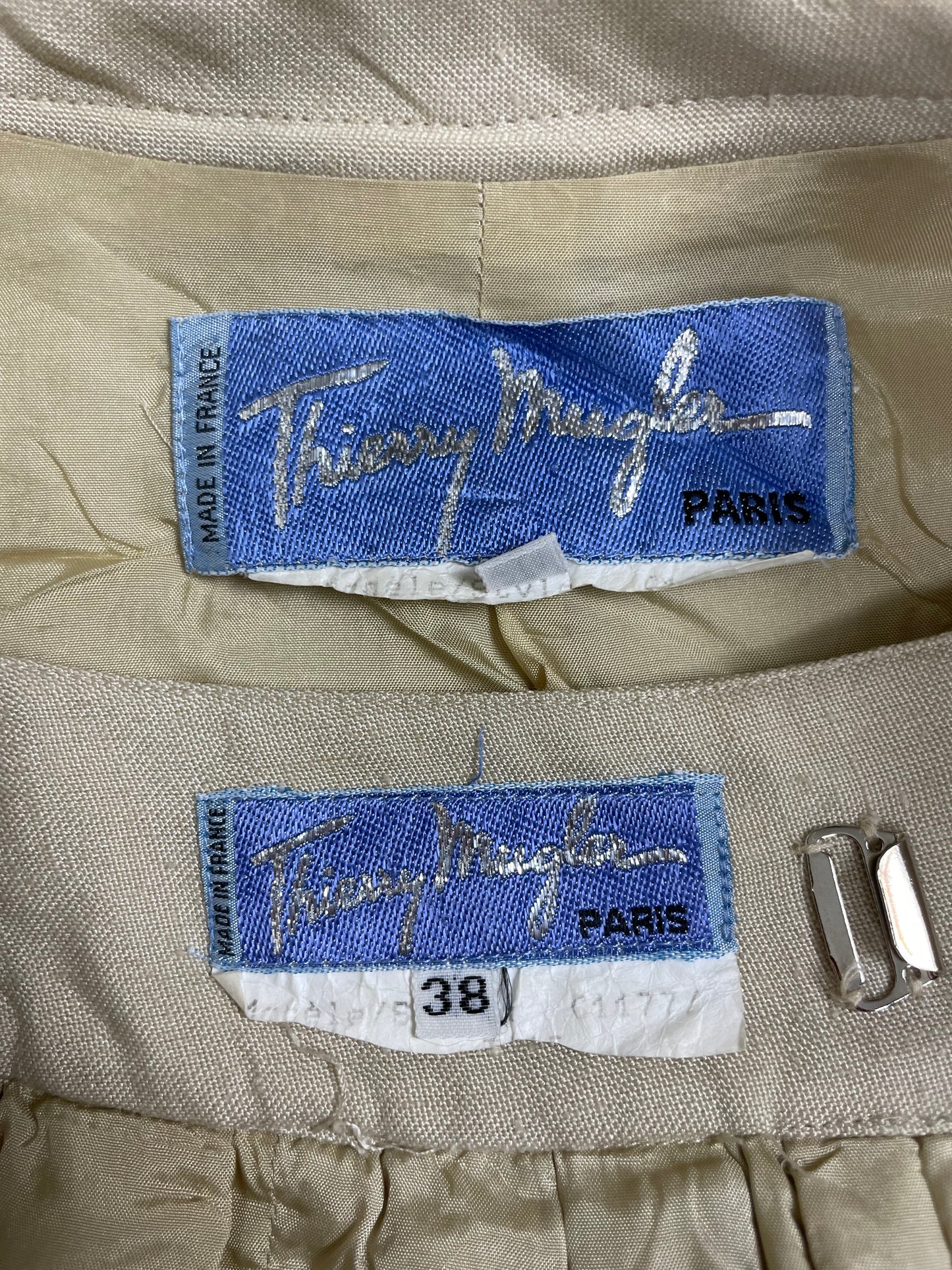 Thierry Mugler 1990’s Beige Bondage Space Suit (M)