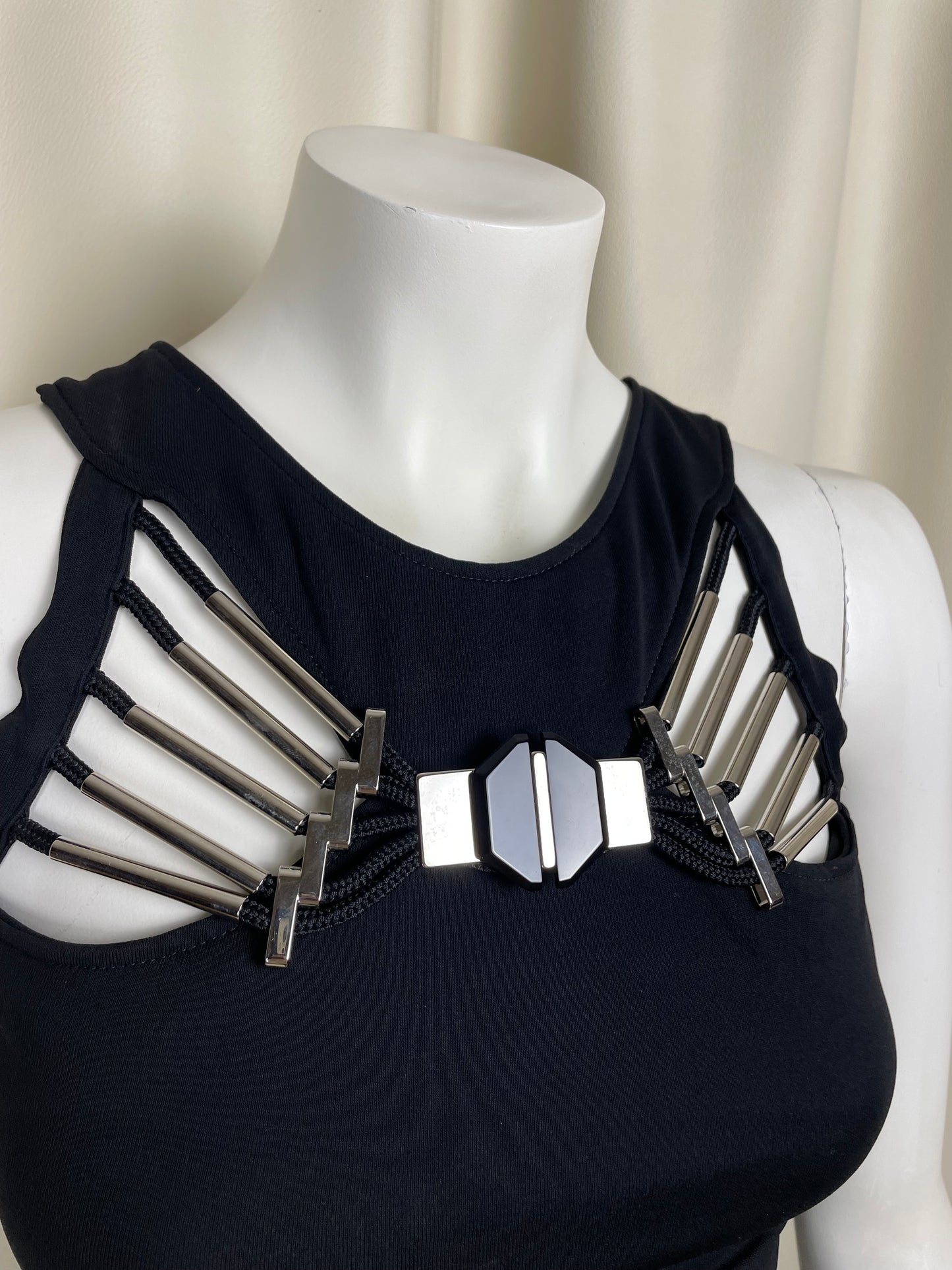 Gucci S/S 2010 Metal Neckline Dress (S)
