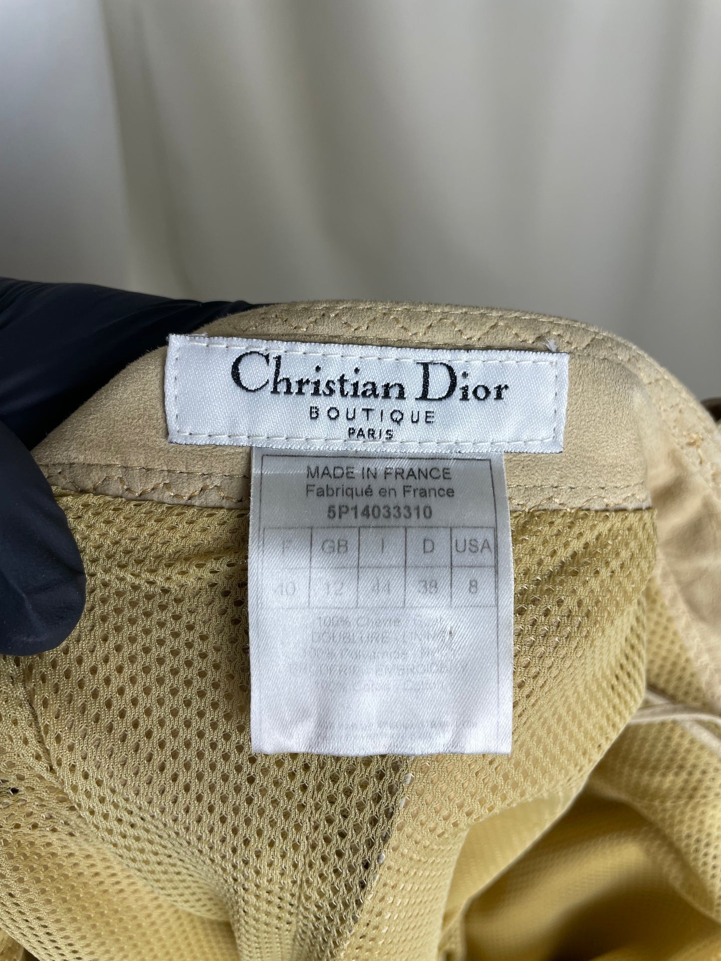 Dior by Galliano S/S 2005 Swede Skirt (L)