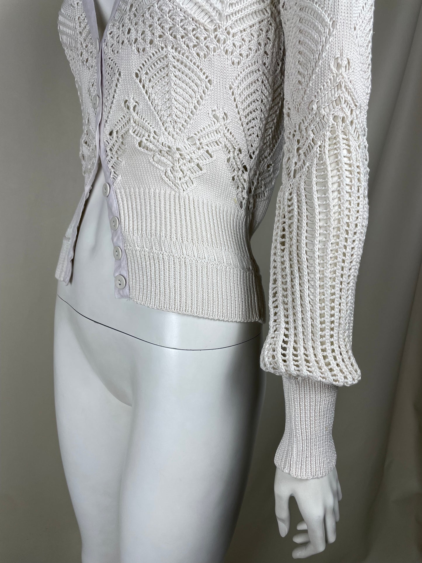 Jean Paul Gaultier Lace Cardigan (S)