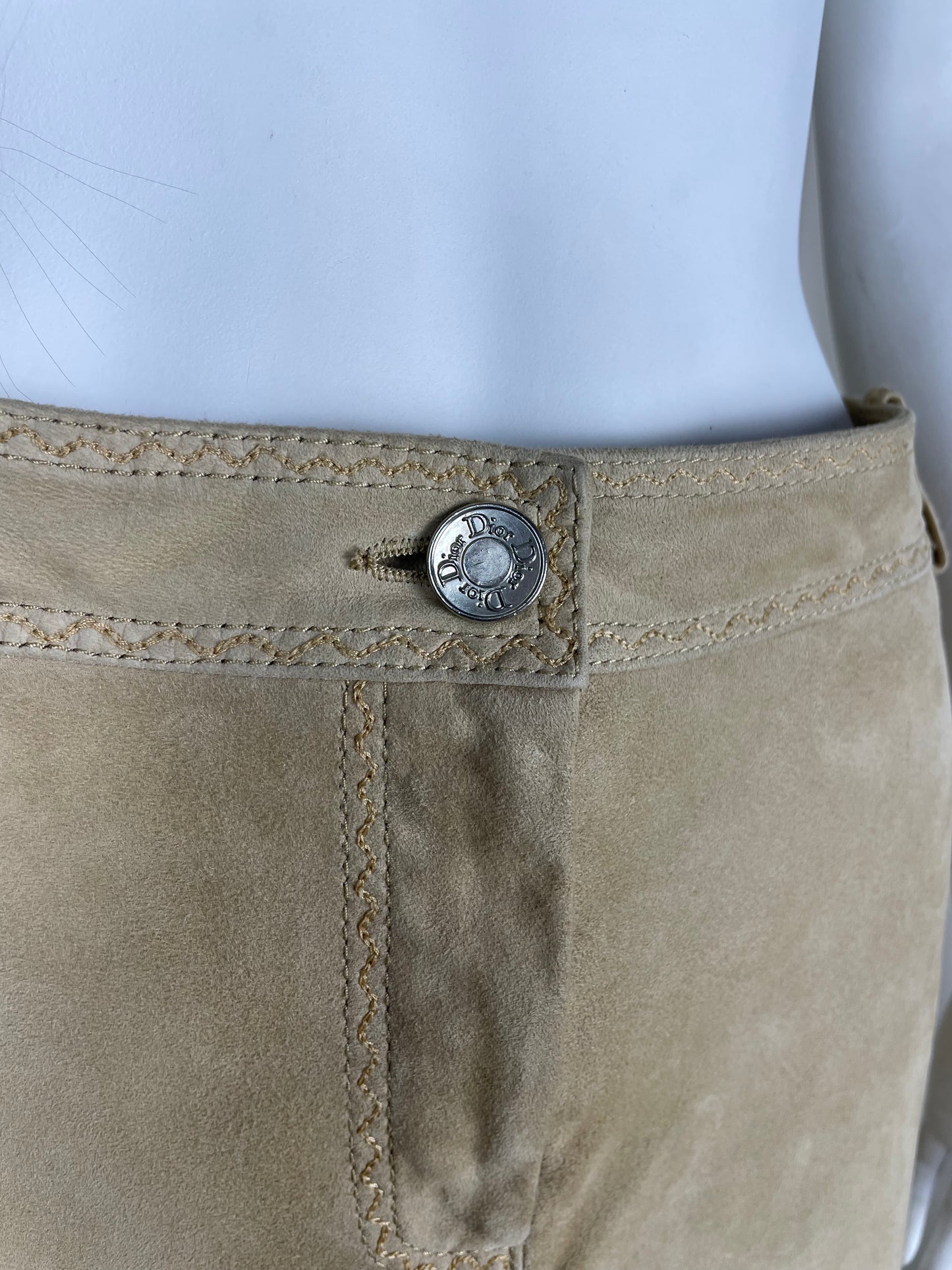 Dior by Galliano S/S 2005 Swede Skirt (L)