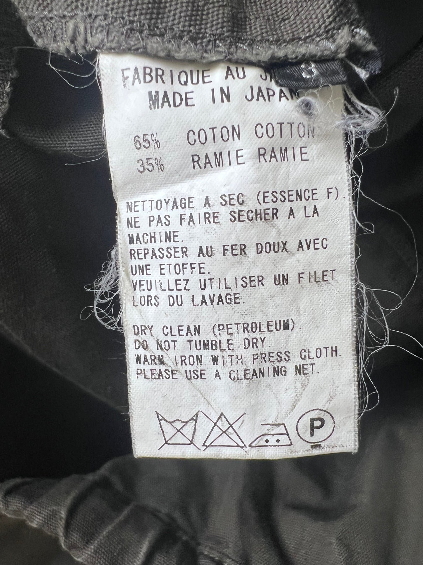 Yohji Yamamoto S/S 2019 cargo skirt