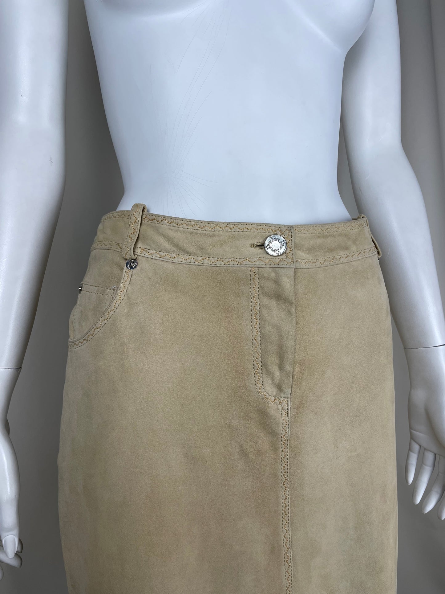 Dior by Galliano S/S 2005 Swede Skirt (L)