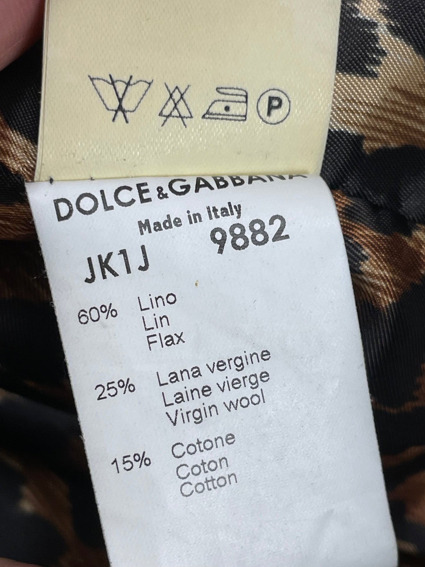 Dolce Gabbana Linen & Denim Jacket (M)