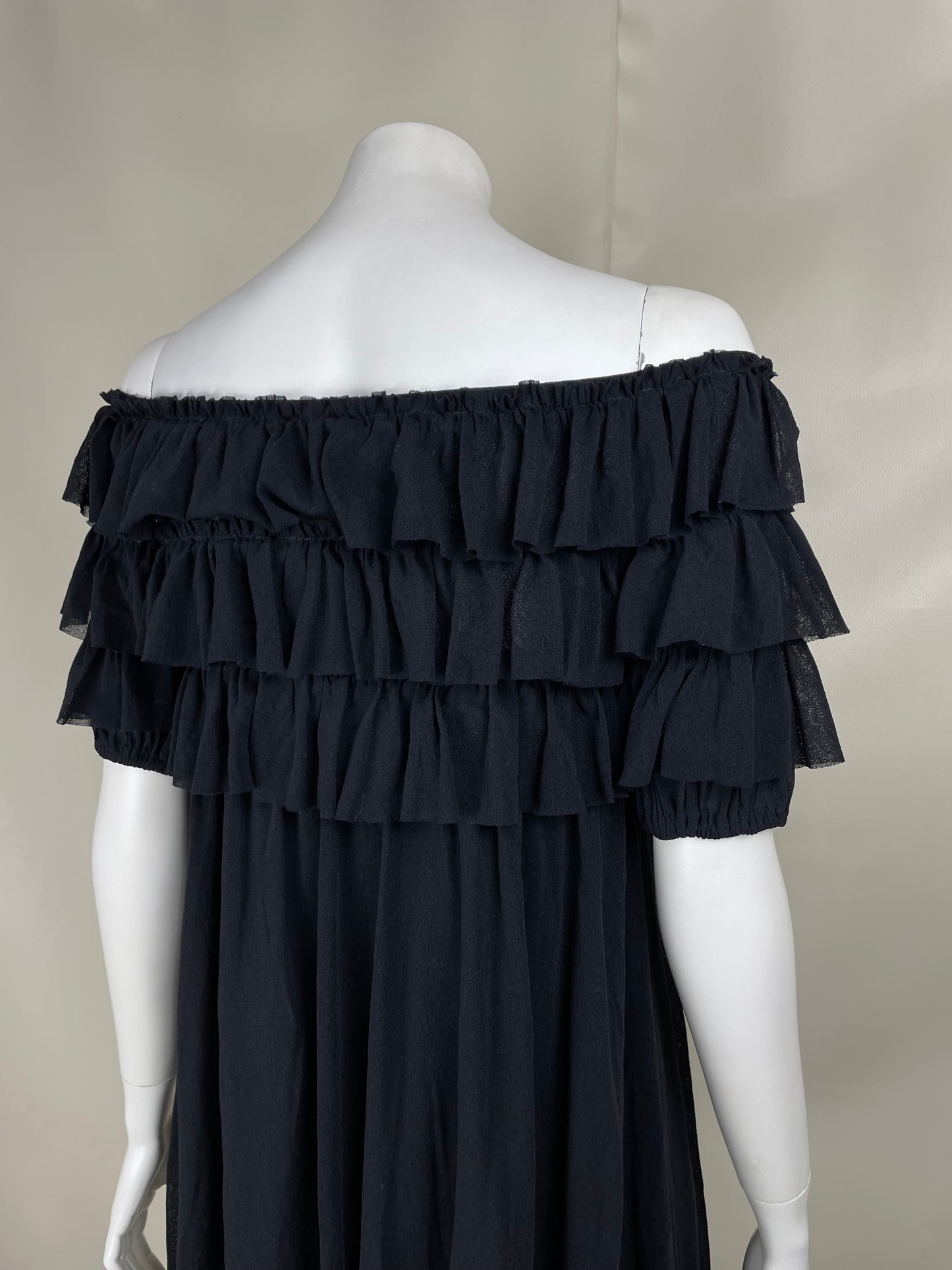 Jean Paul Gaultier layered mesh mini dress (S)