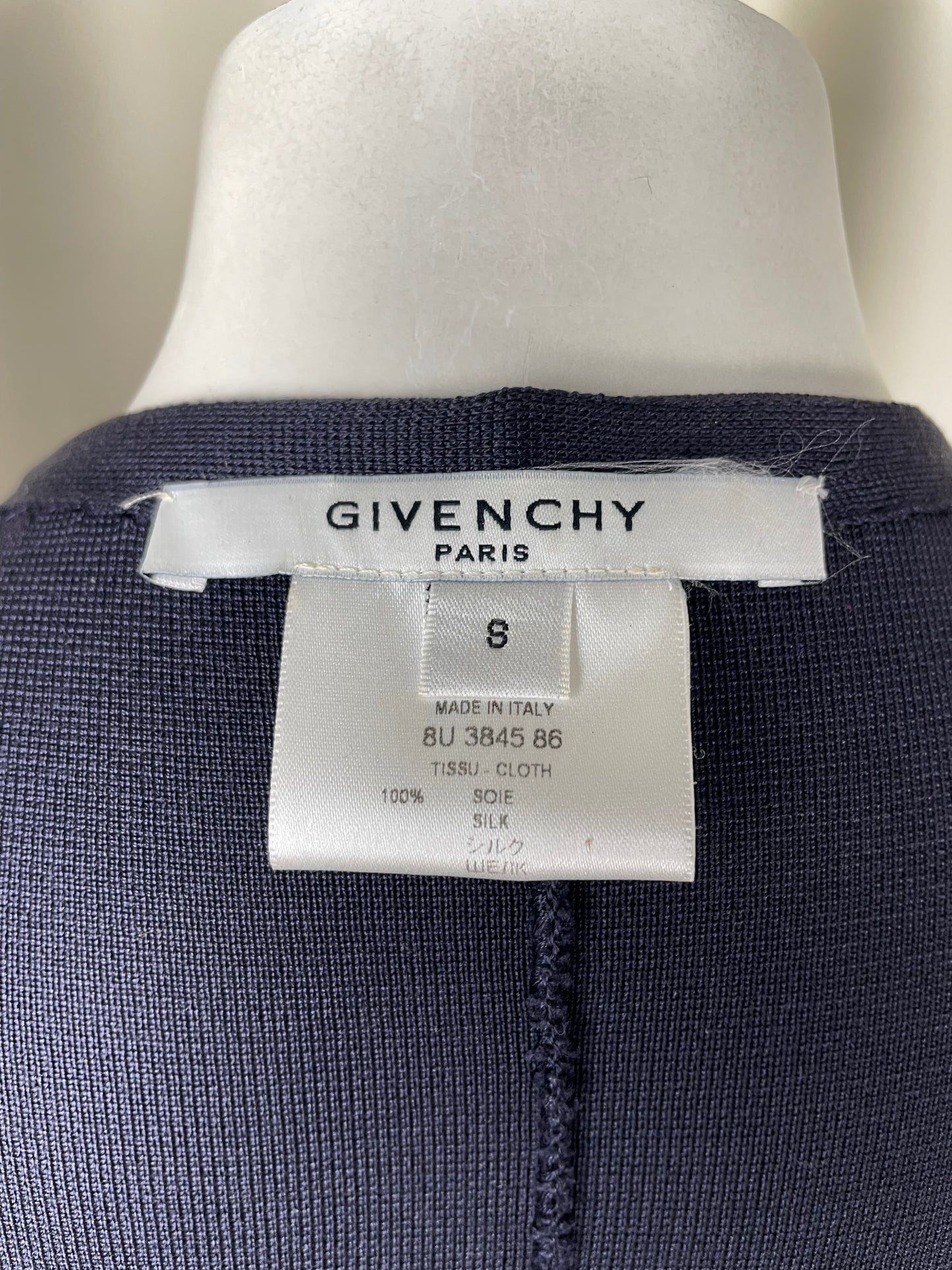 Givenchy S/S 2008 Ruffled Bottom Silk Blazer (S)