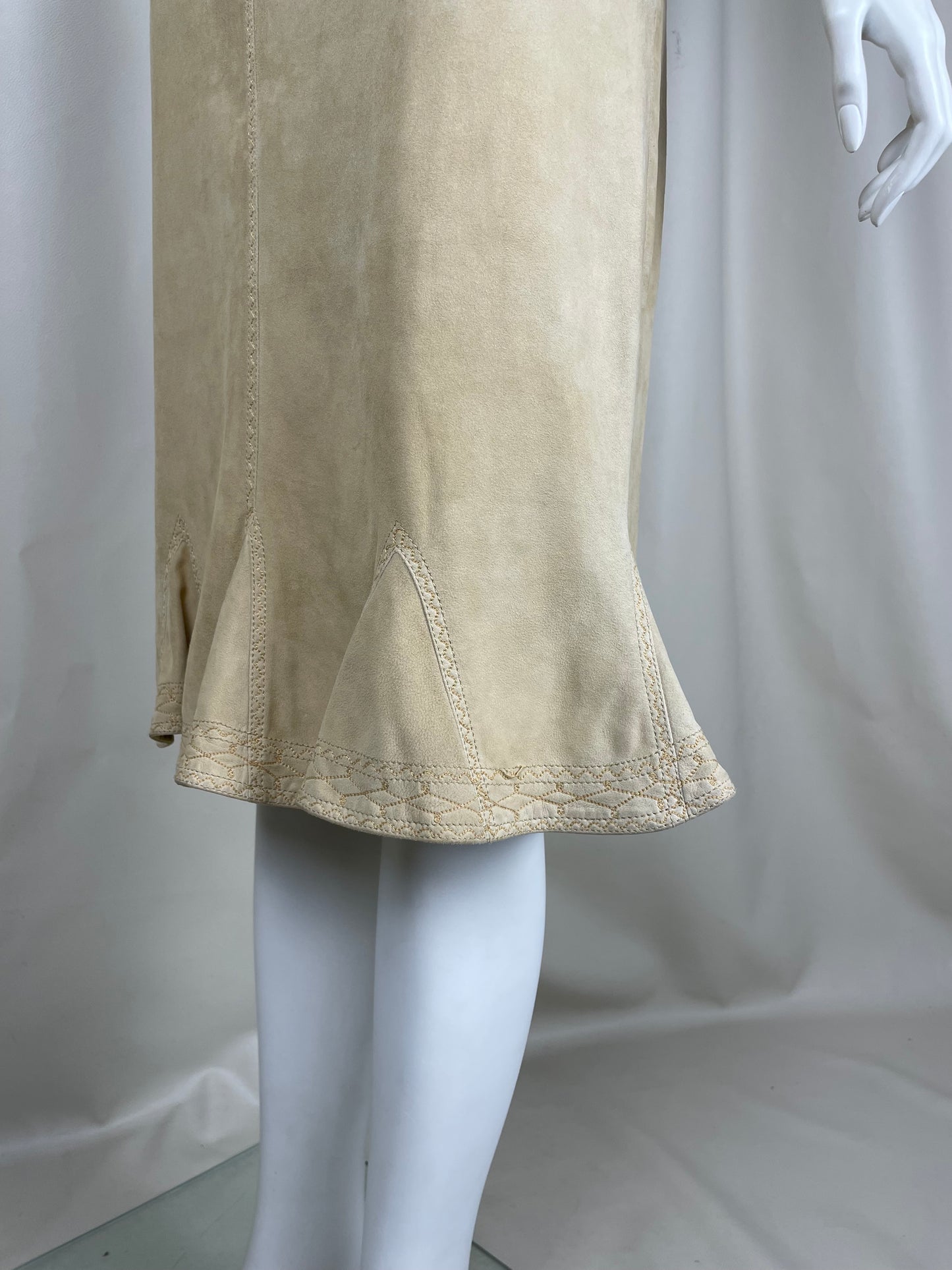 Dior by Galliano S/S 2005 Swede Skirt (L)