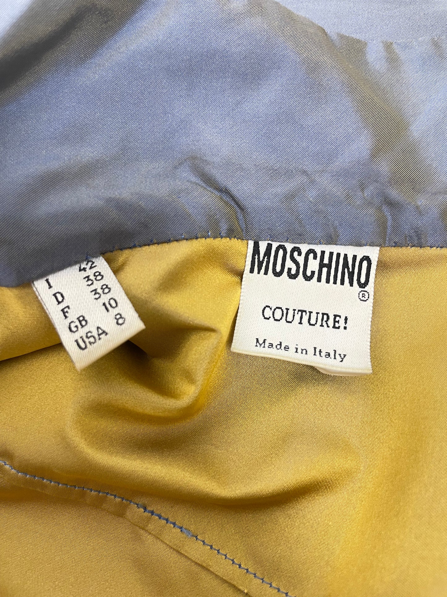 Moschino 2000’s Couture Satin ruffled shirt