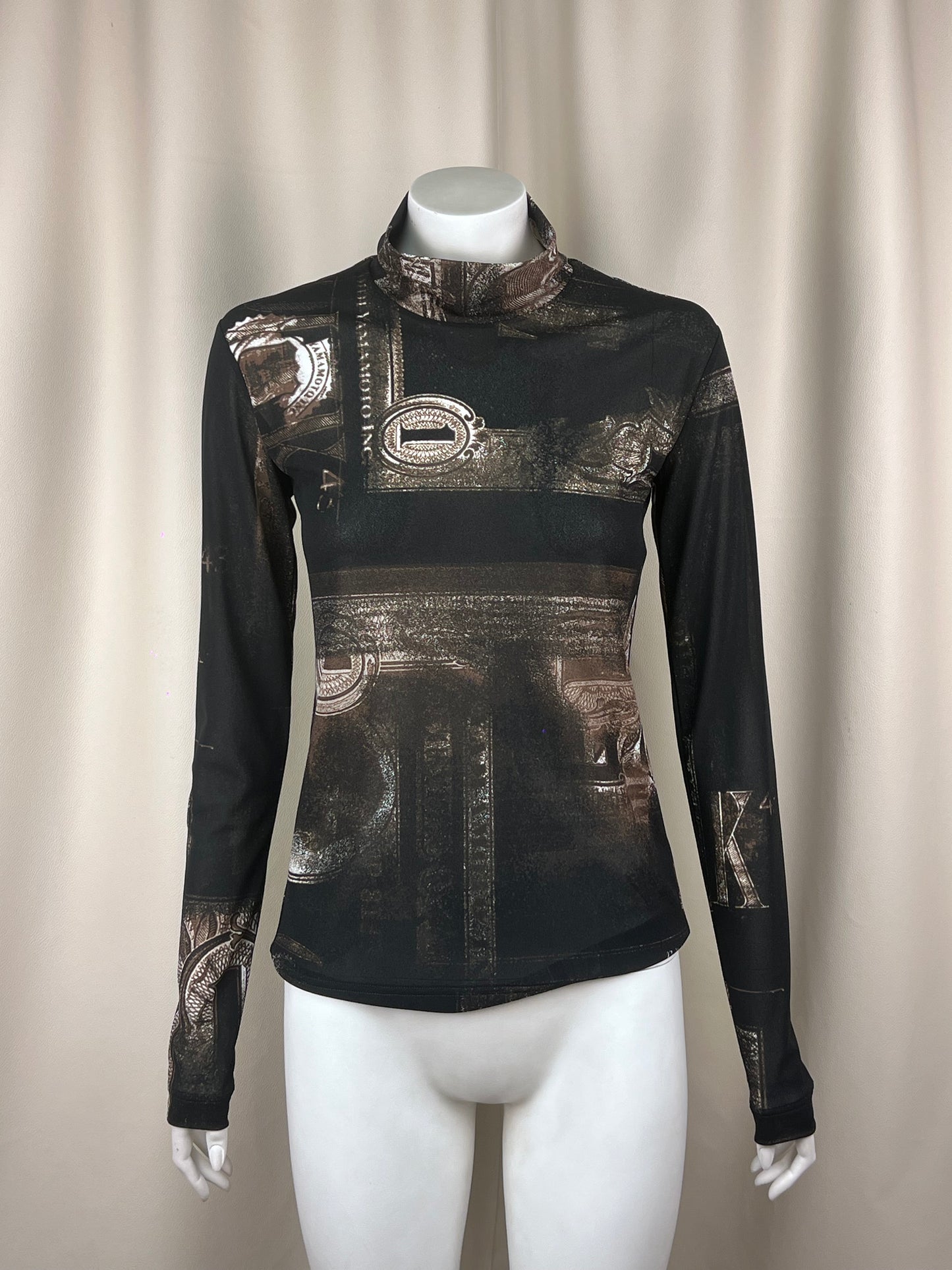Yohji Yamamoto Y’s by Takeshi Kosaka S/S 2021 mesh top (M)