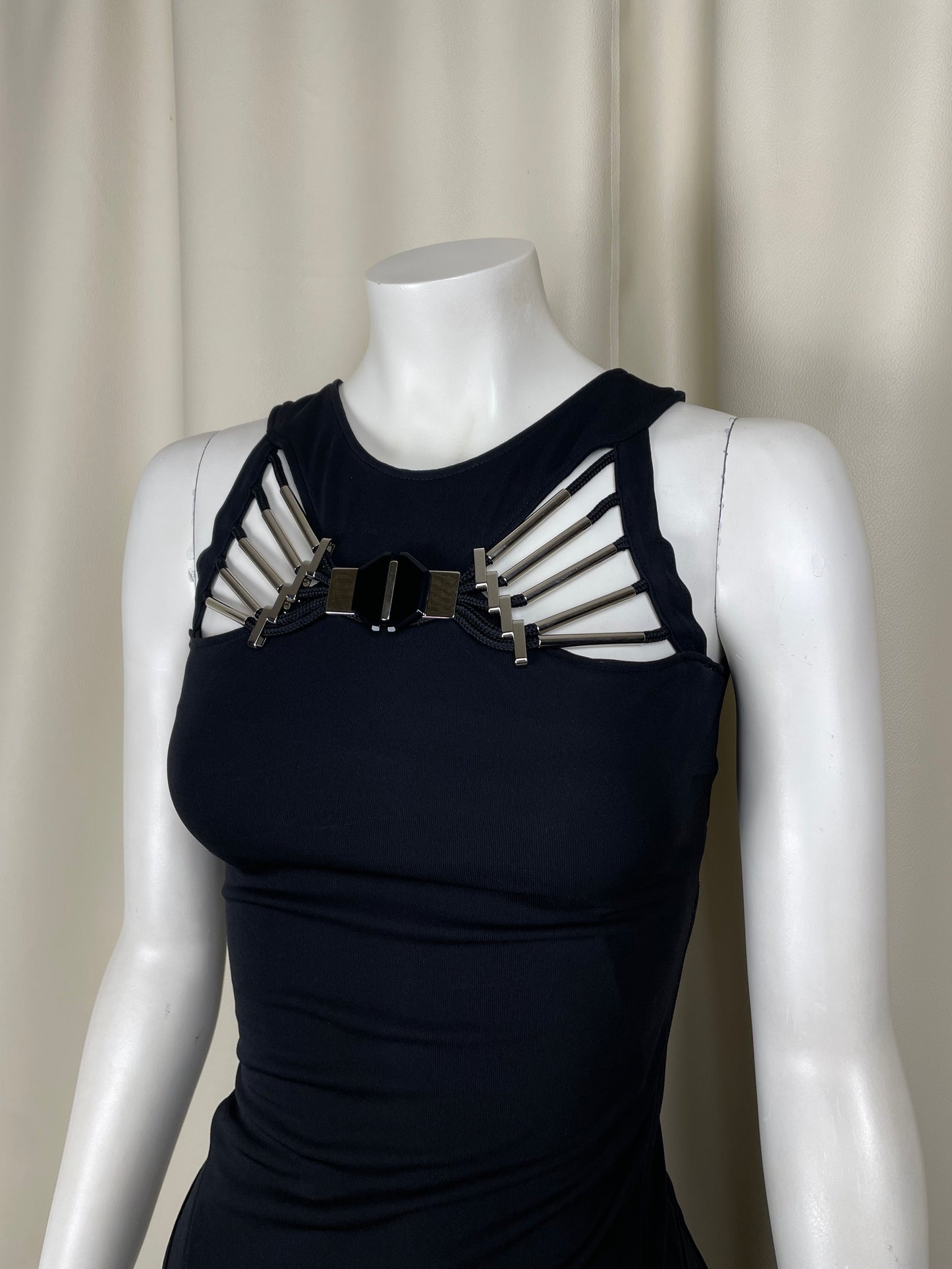 Gucci S/S 2010 Metal Neckline Dress (S)