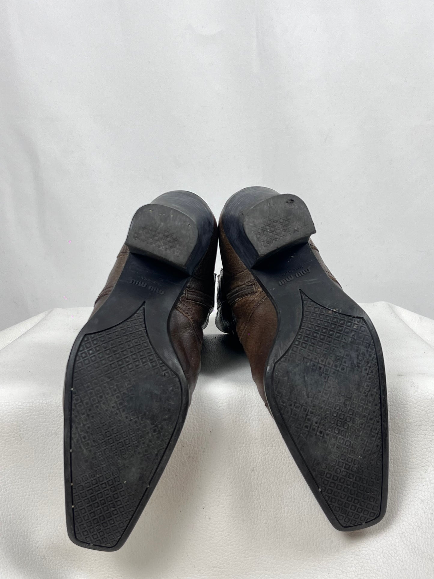 Miu Miu F/W 1999 cowboy moto boots (38)