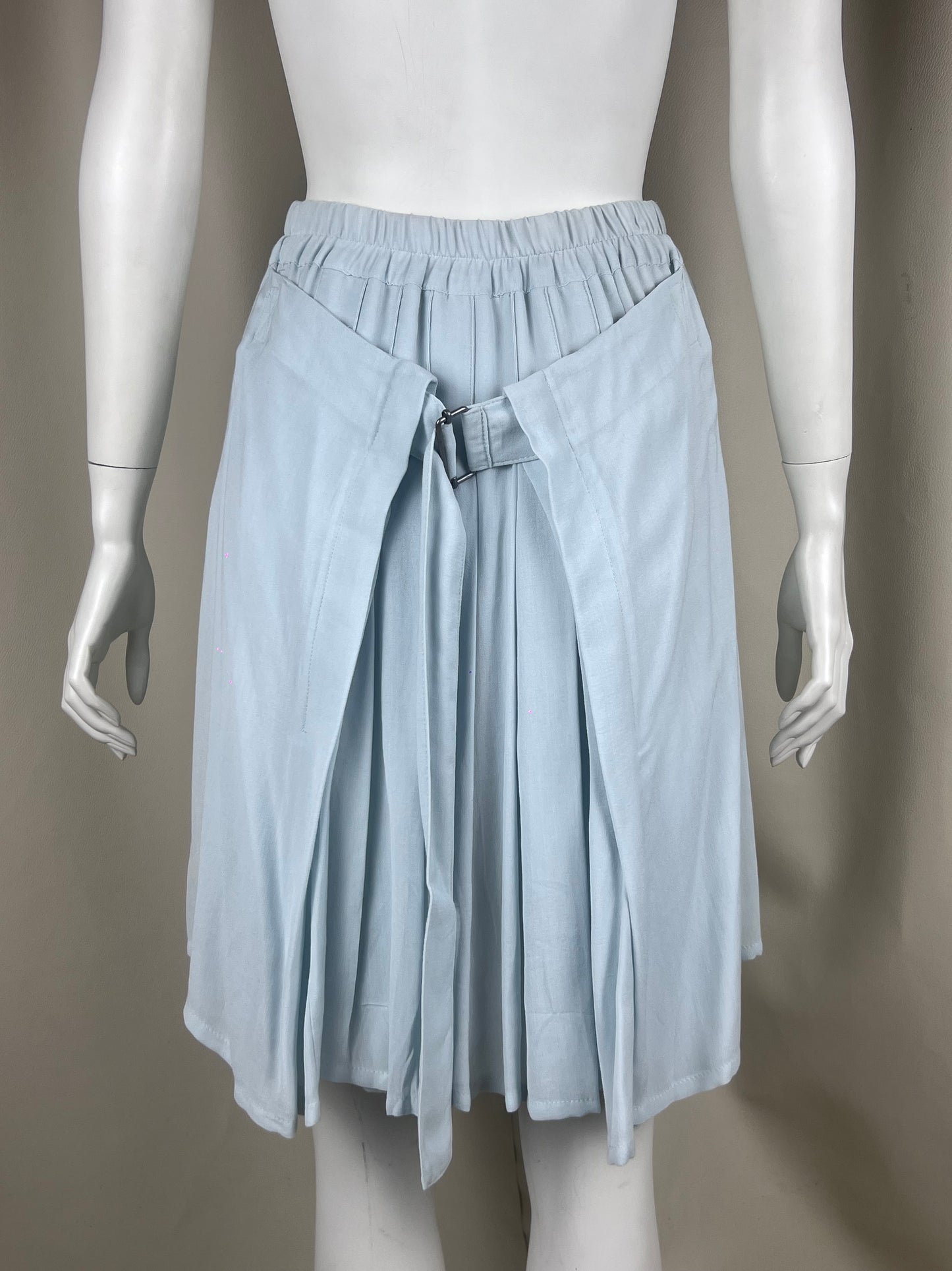 Ann Demeulemeester pleated belt skirt (S)