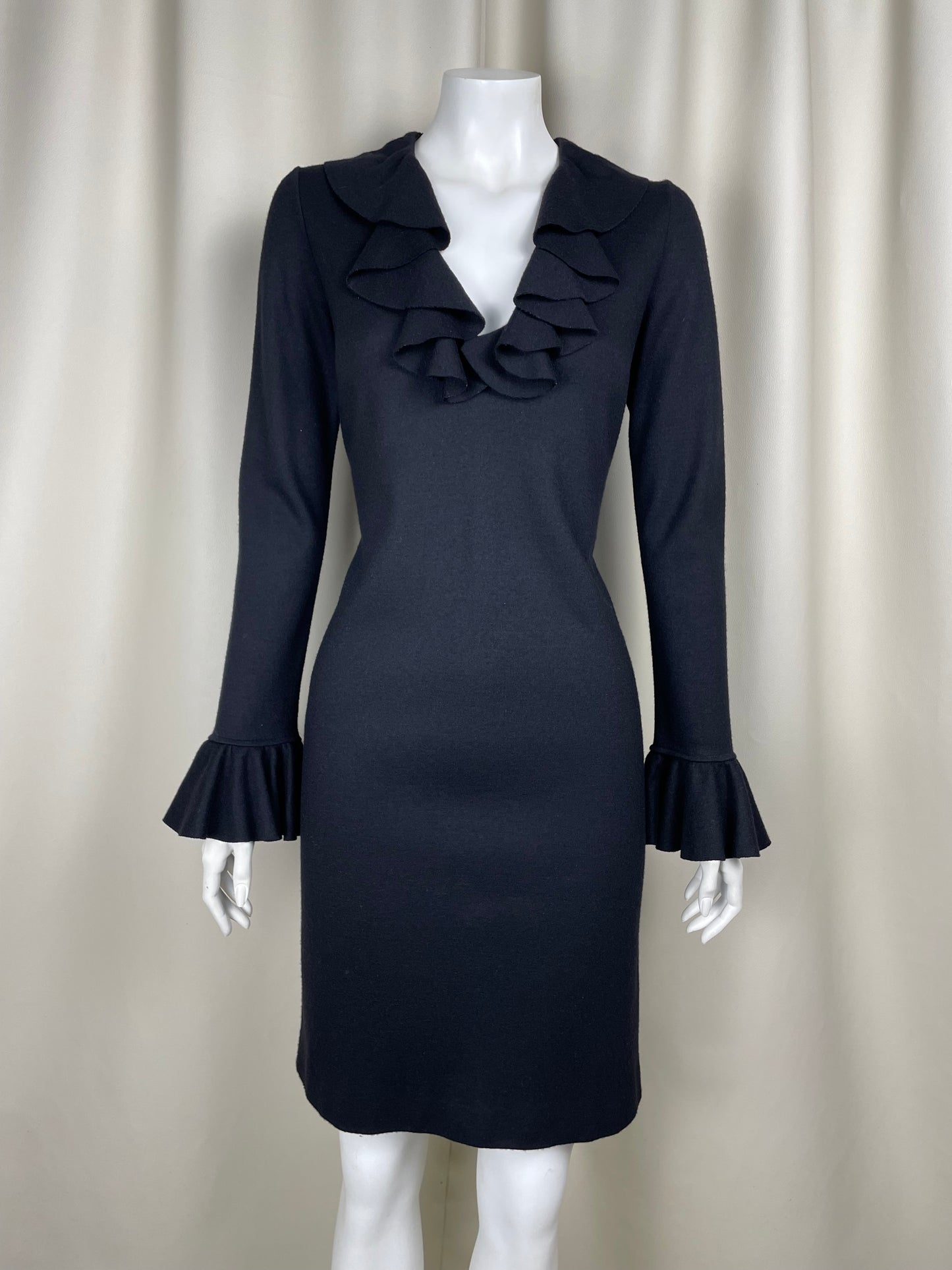 Gucci Flared Wool Dress (M)