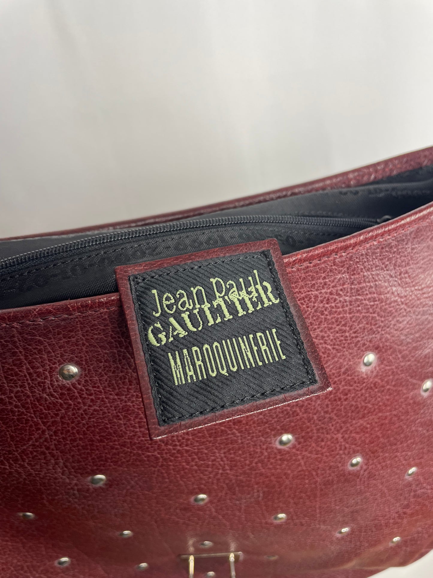 Jean Paul Gaultier Burgundy Bag
