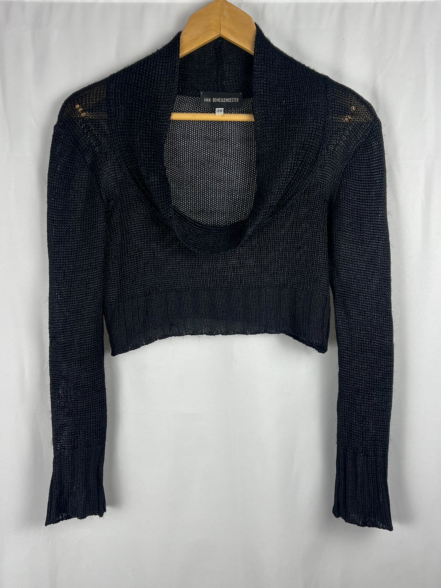 Ann Demeulemeester synthetic knit jumper (M)