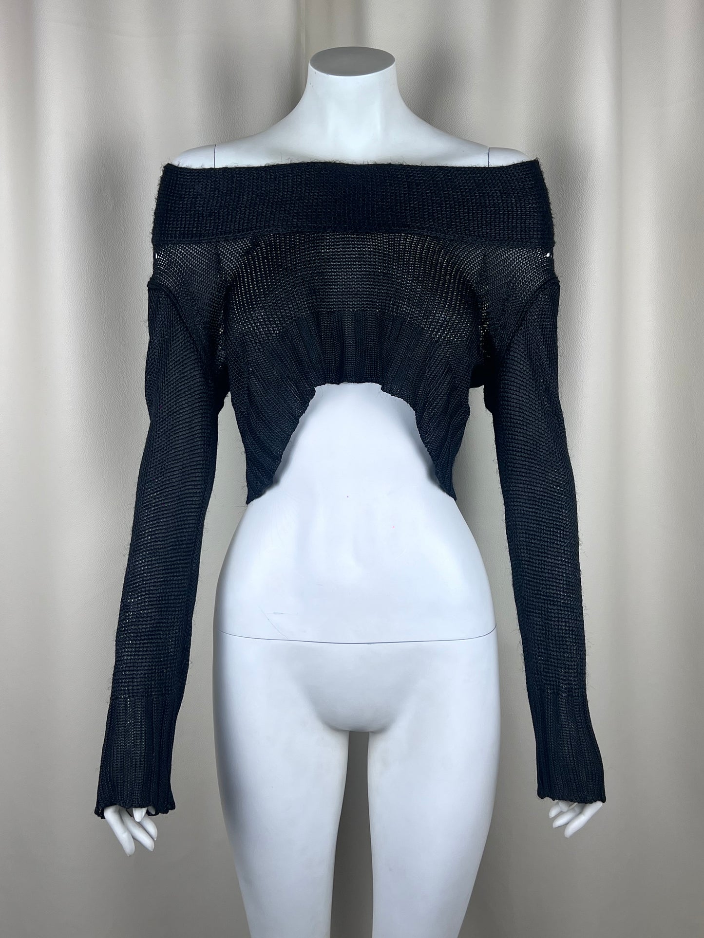 Ann Demeulemeester synthetic knit jumper (M)