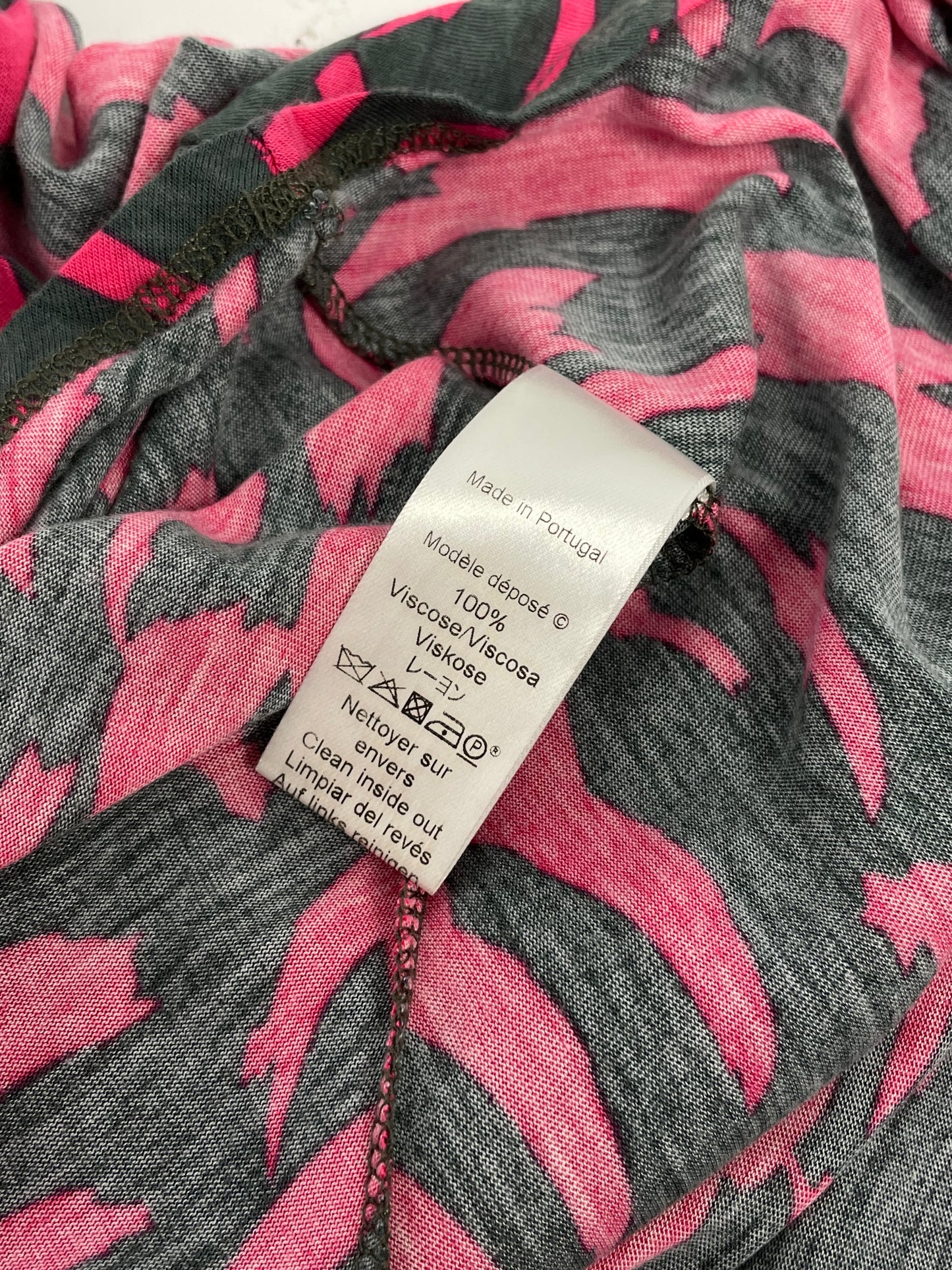Kenzo 2000’s pink camo maxi dress.