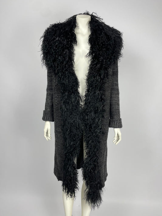 Roberto Cavalli early 2000’s Wool & Mohair Coat.