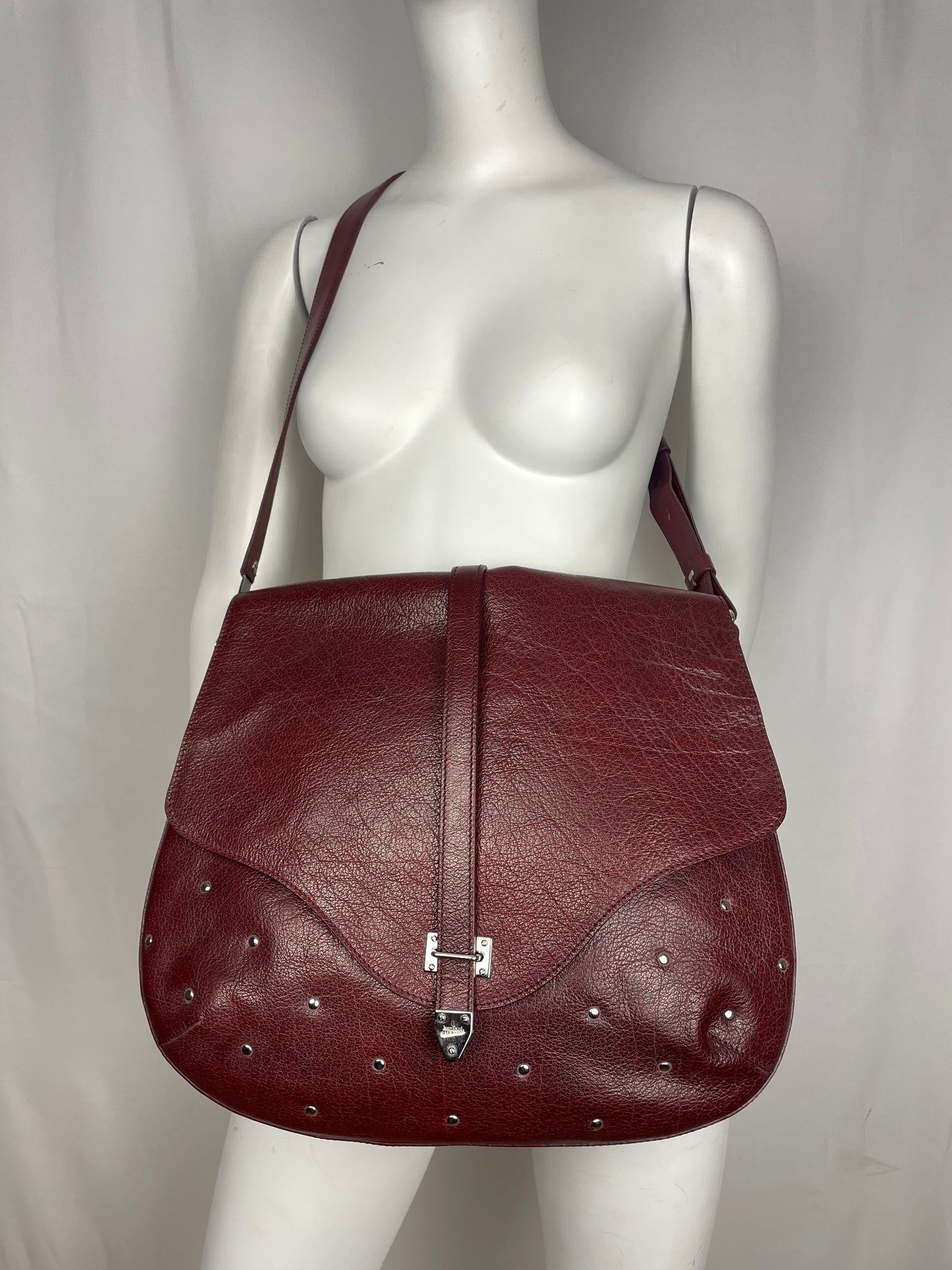 Jean Paul Gaultier Burgundy Bag