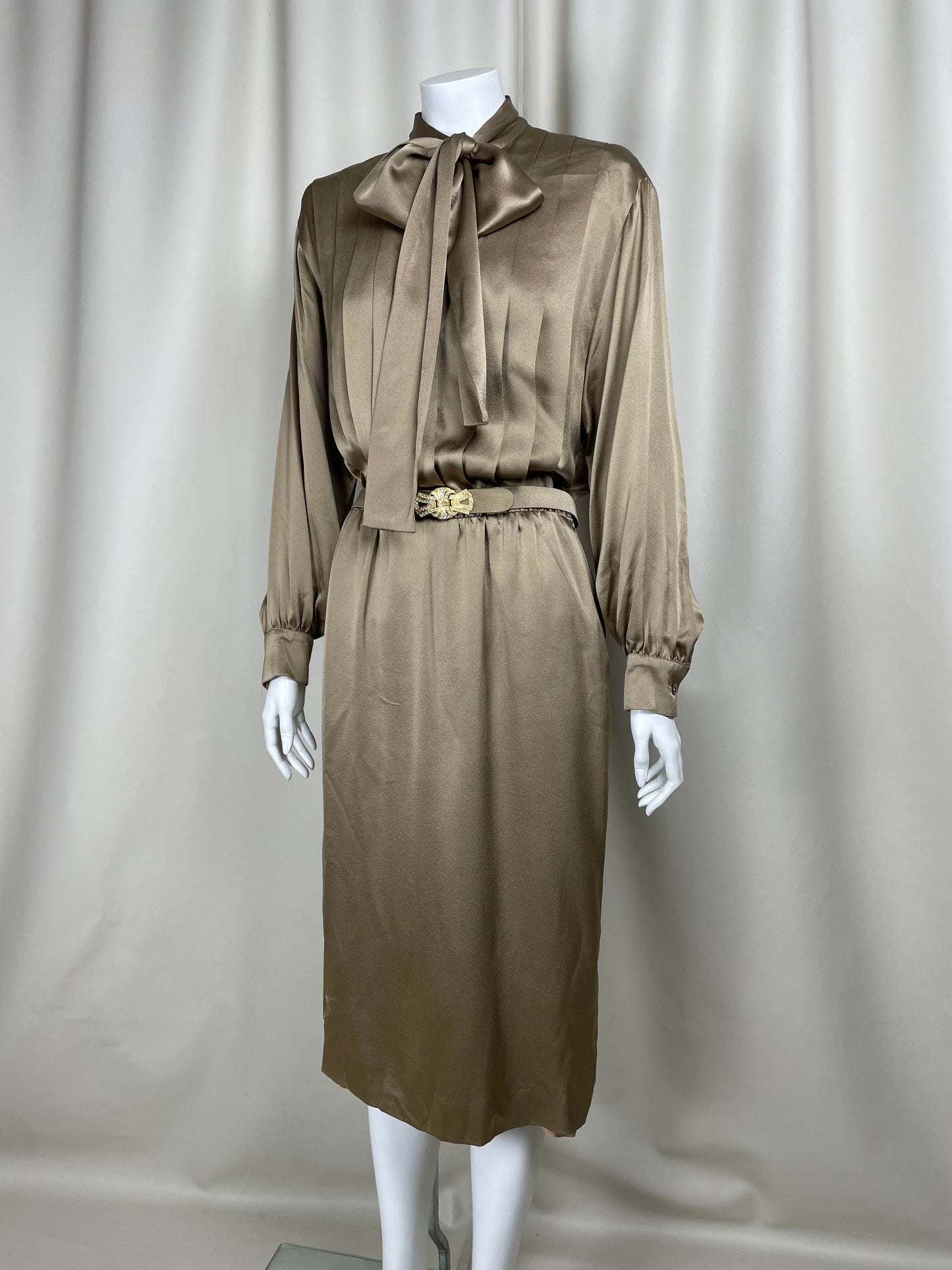 Christian Dior by Gianfranco Ferré Gold Dress (M)