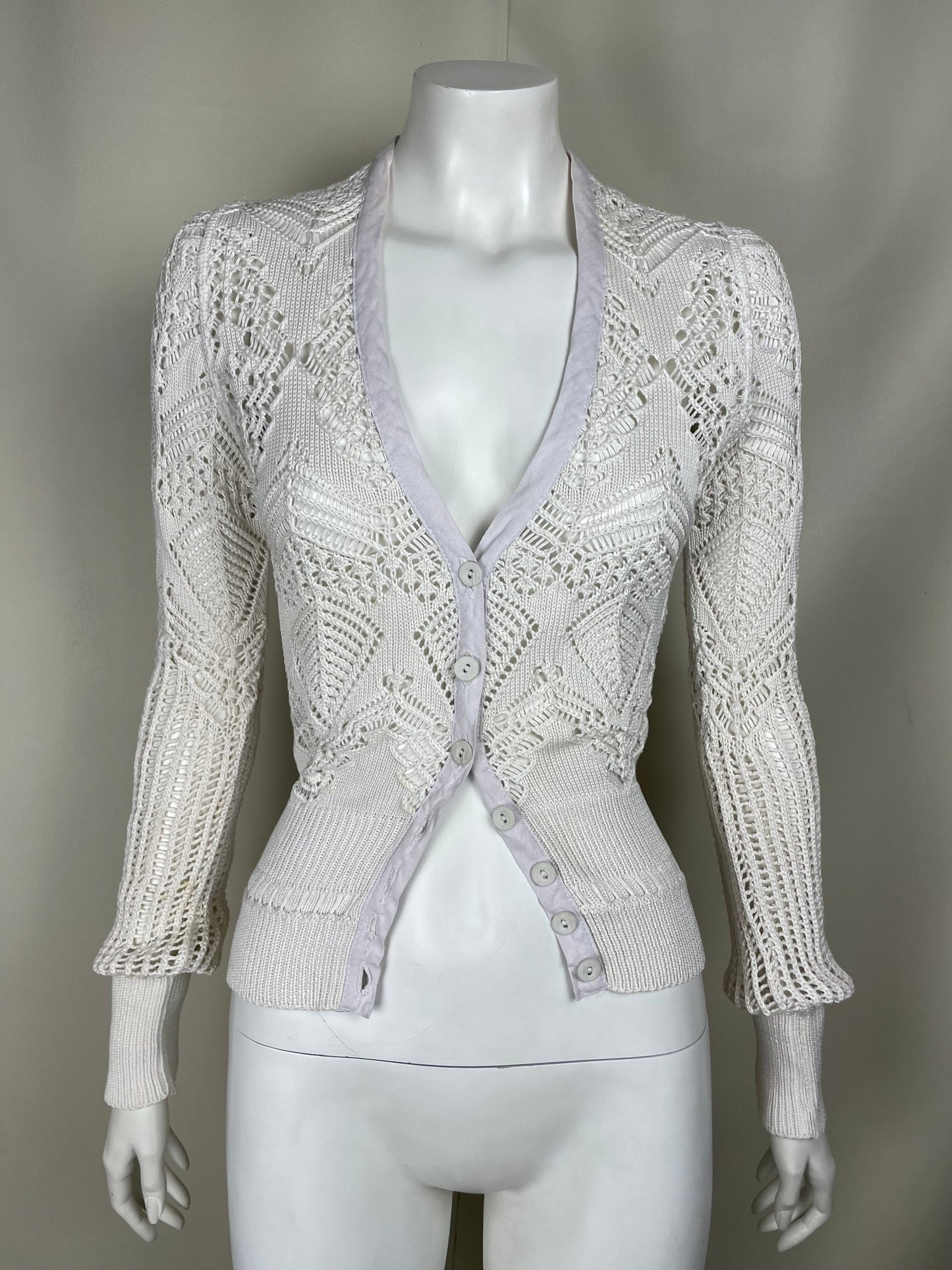 Jean Paul Gaultier Lace Cardigan (S)